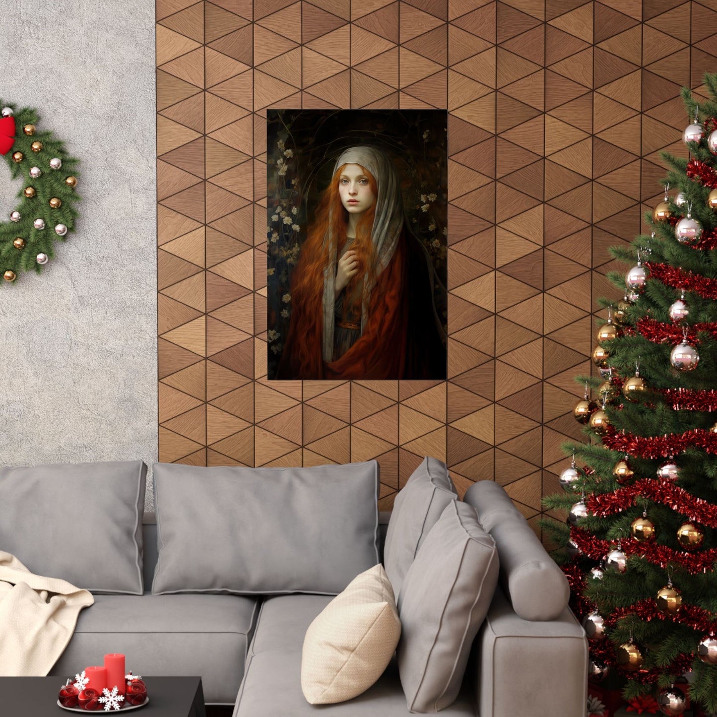 Path to Enlightenment- Mary Magdalene's Awakening Print - Sanctified Souls Print - Multiple Sizes - Premium Matte Vertical Posters