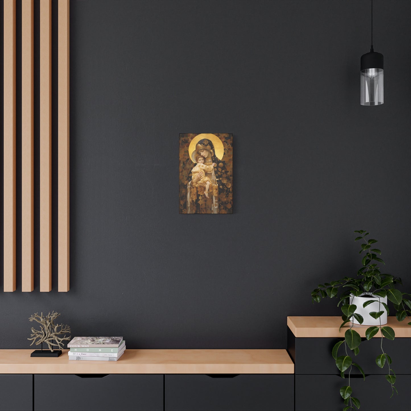 The Light of Love - Museum Wrapped Canvas - Sanctified Souls Print - Religious Art for your Home - The Virgin Mary and The Christ Child