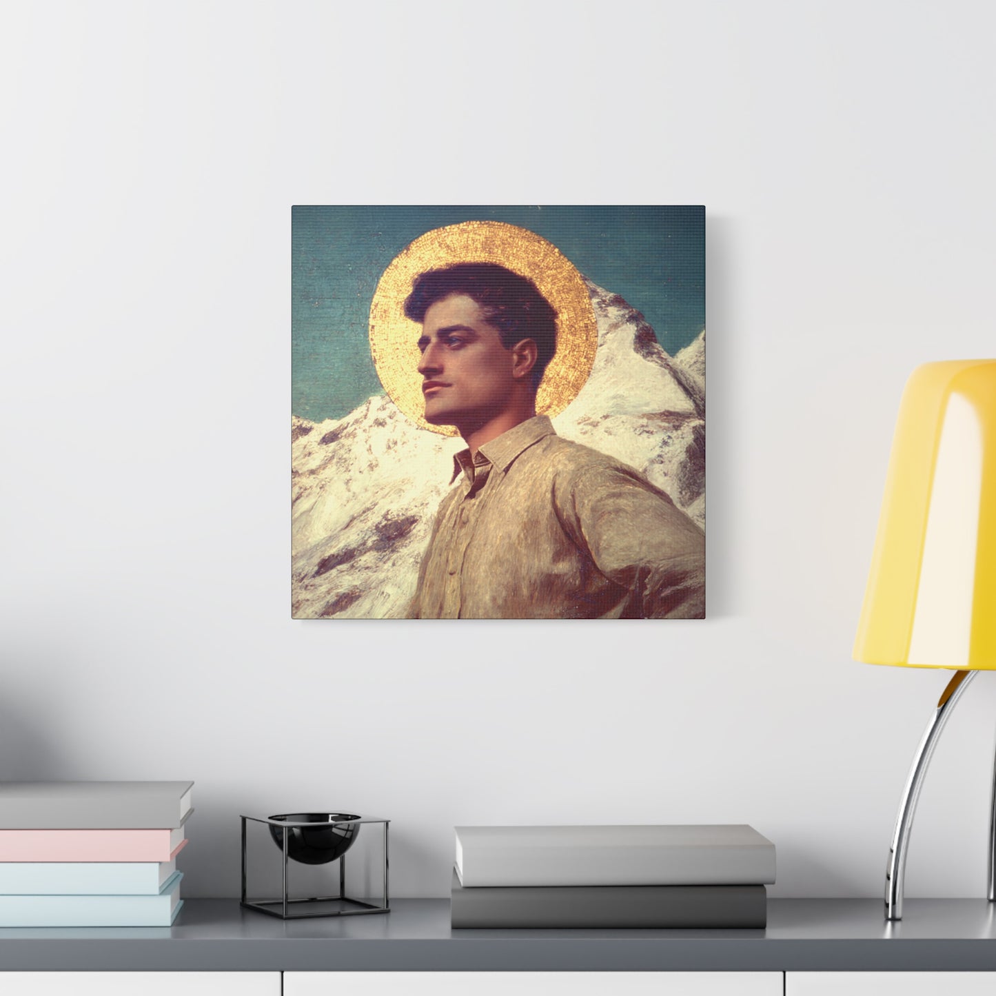 Saint Pier Giorgio Frassati - Museum Wrapped Canvas - Sanctified Souls Print - Religious Art for your Home - Catholic Patron Saint Art