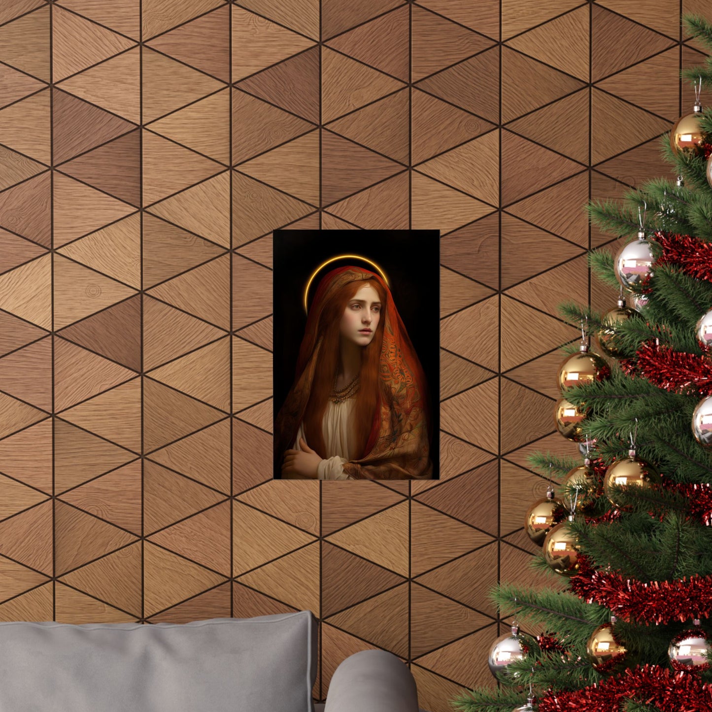 The Beloved Disciple - Mary Magdalene's Devotion Print - Sanctified Souls Print - Multiple Sizes - Premium Matte Vertical Posters