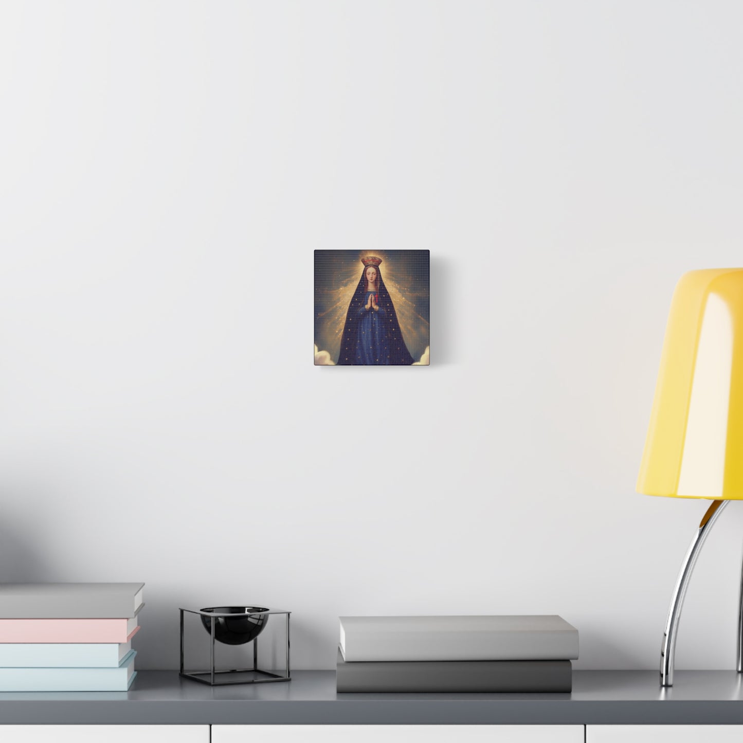 Our Lady of Pontmain - Multiple Sizes - Catholic Home art - Museum Wrapped Canvas - Sanctified Souls Print - Mother Mary Art