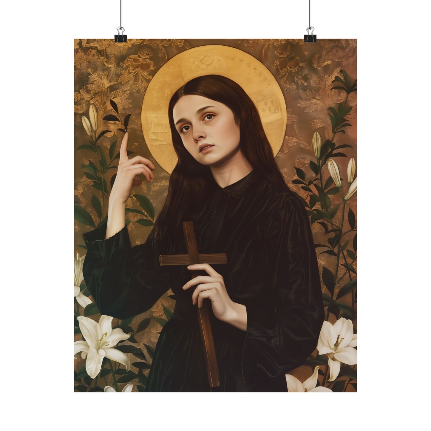 Saint Clelia Barbieri - Sanctified Souls Print - Multiple Sizes - Premium Posters - Catholic Art - Christian painting