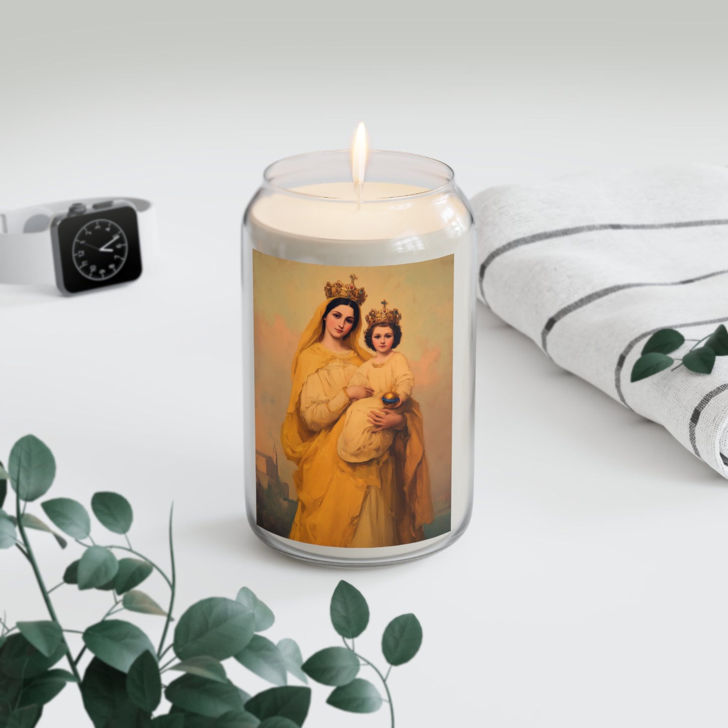 Our Lady of Prompt Succor - Scented Prayer Candle, 13.75oz - Tall Size - Religious Prayer Candle