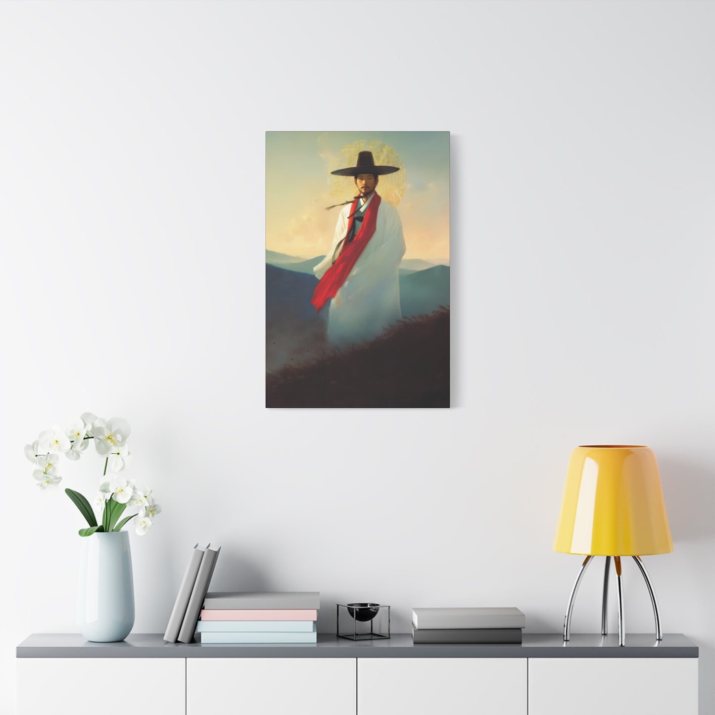 Saint Andrew Kim Taegon - Multiple Sizes - Catholic Home art - Museum Wrapped Canvas - Sanctified Souls Print - Martyr Saint