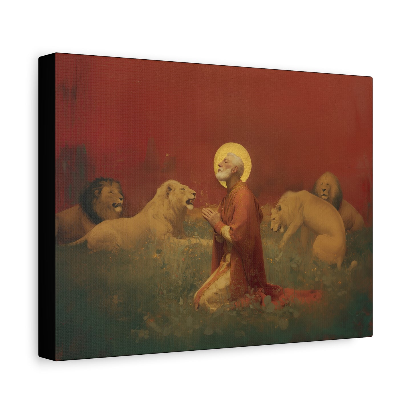Saint Ignatius of Antioch - Museum Wrapped Canvas - Sanctified Souls Print - Religious Art for your Home - Catholic Patron Saint Art