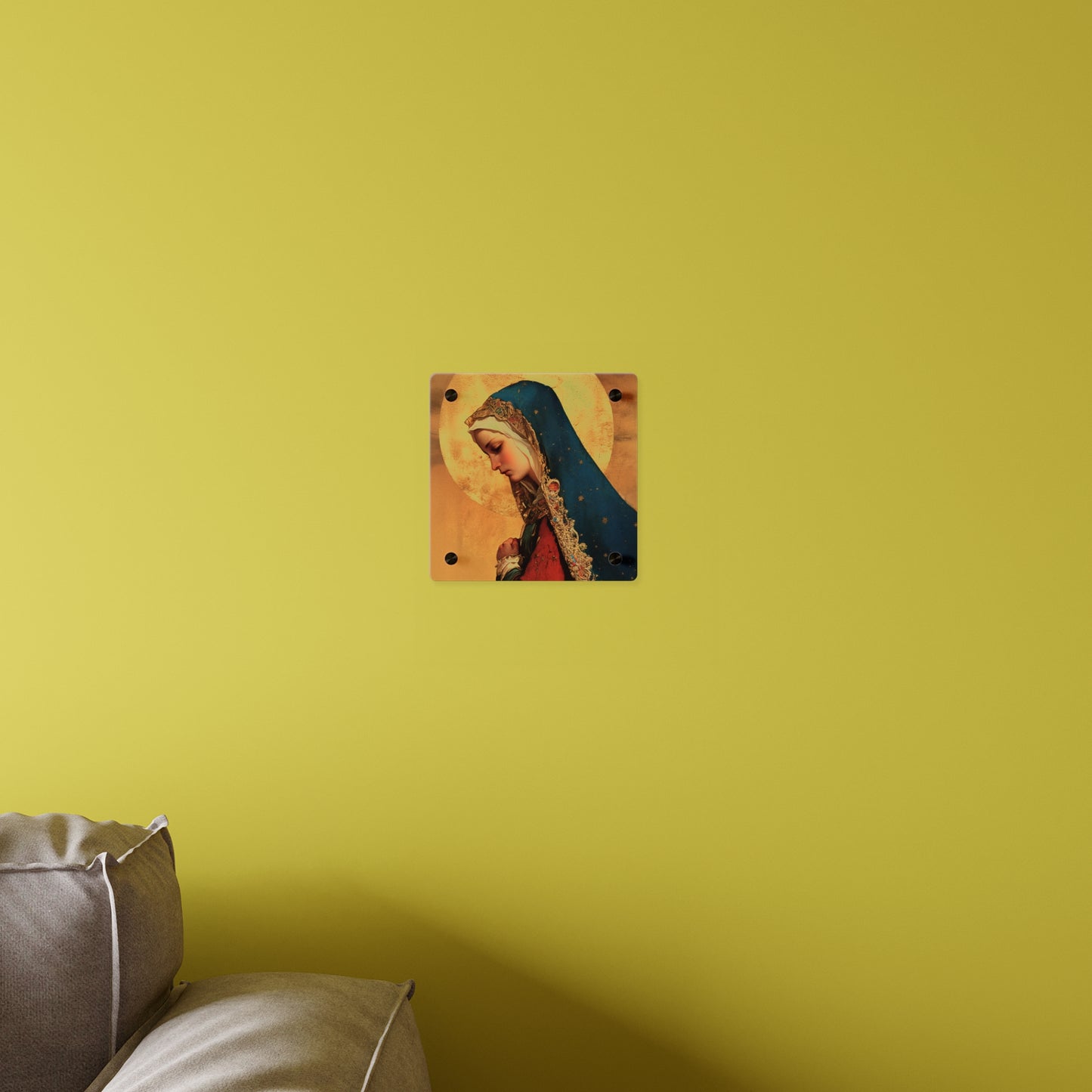 Our Lady of Mercy / Our Lady of Ransom Wall Art Panel - Ready to Hang Acrylic Print - Catholic Saint Art - Patron Saint Print - Mother Mary