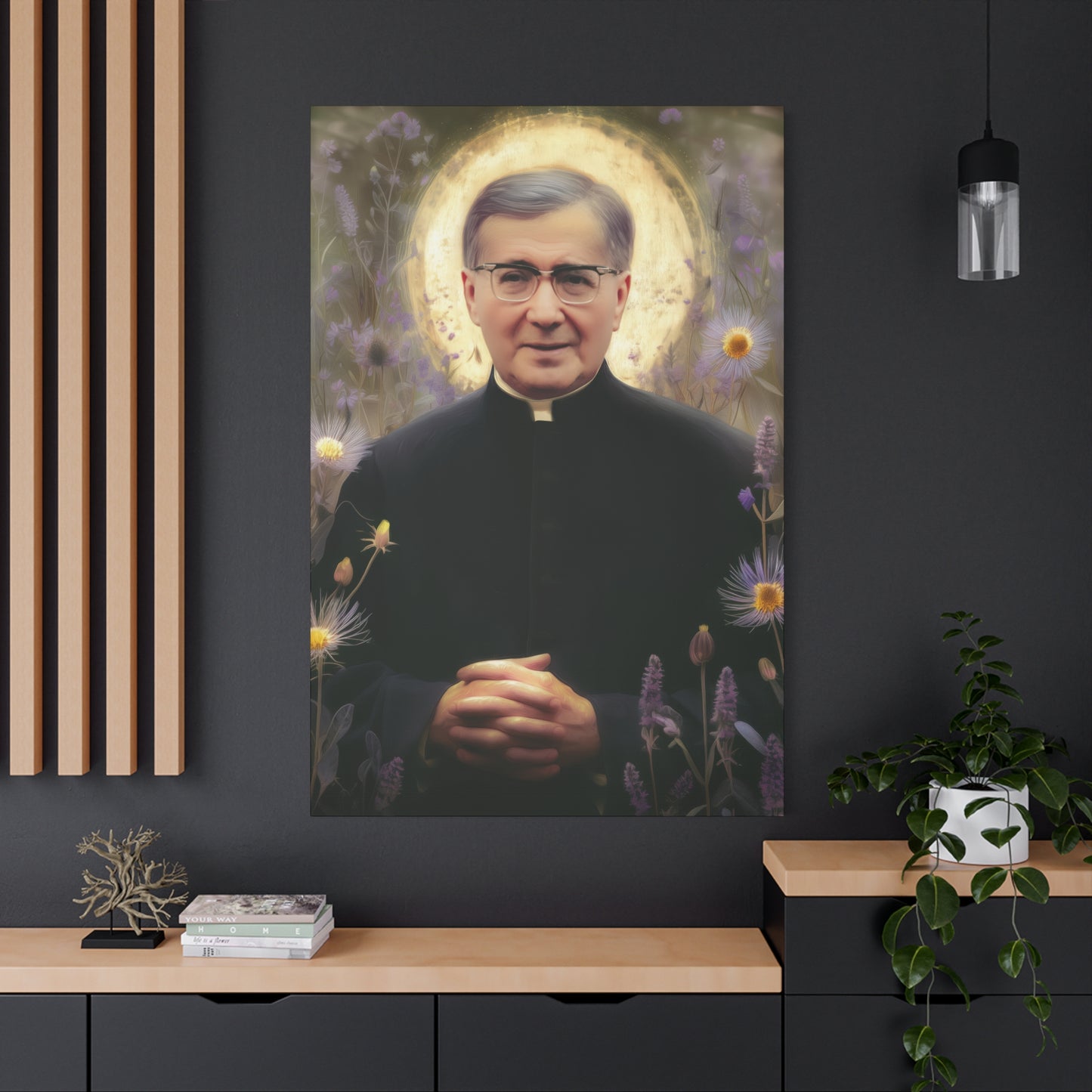 Saint Josemaría Escrivá - Museum Wrapped Canvas - Print - Religious Art for your Home - Christian print
