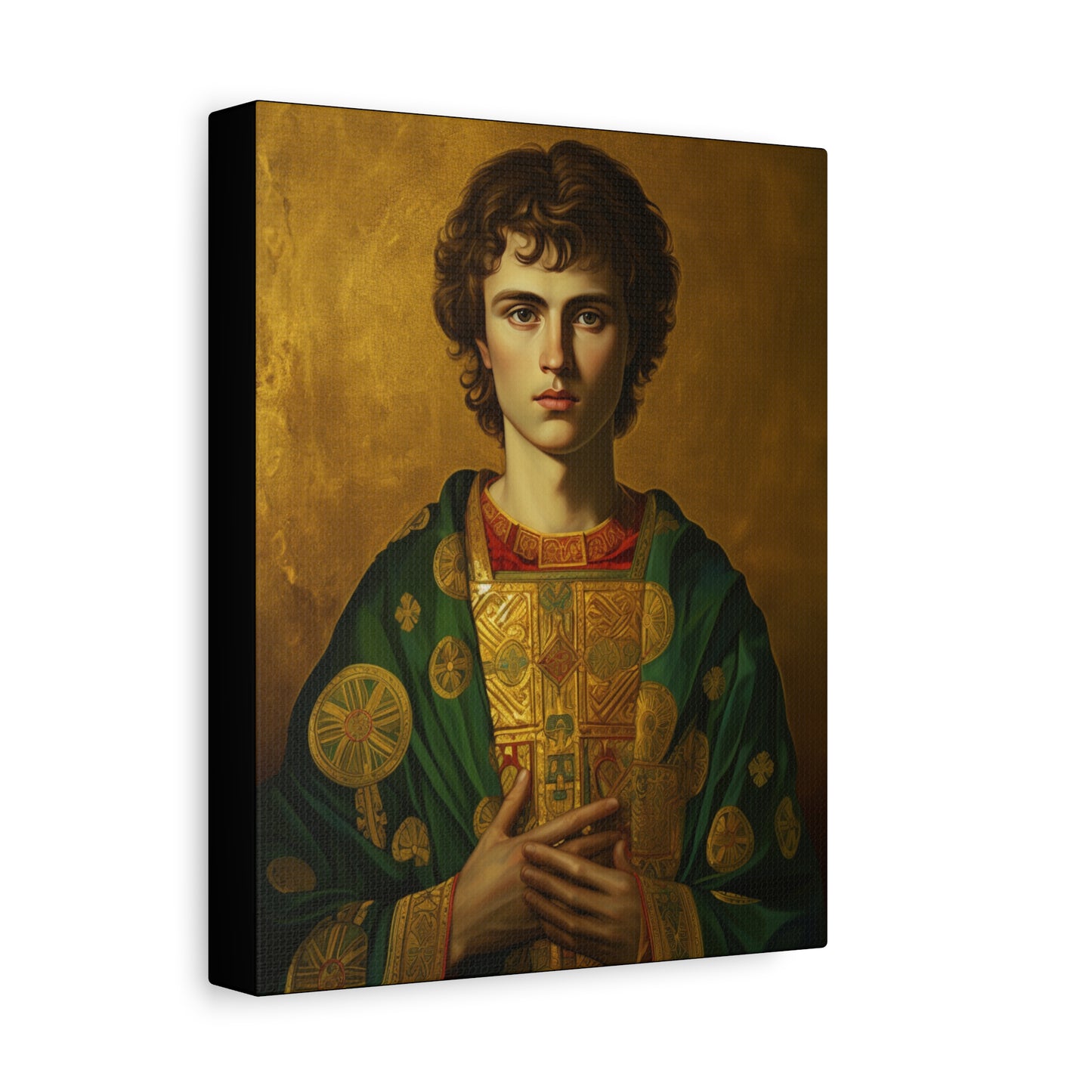 Saint Pantaleon Canvas Print - Multiple Sizes - Catholic Home art - Museum Wrapped Canvas - Sanctified Souls Print