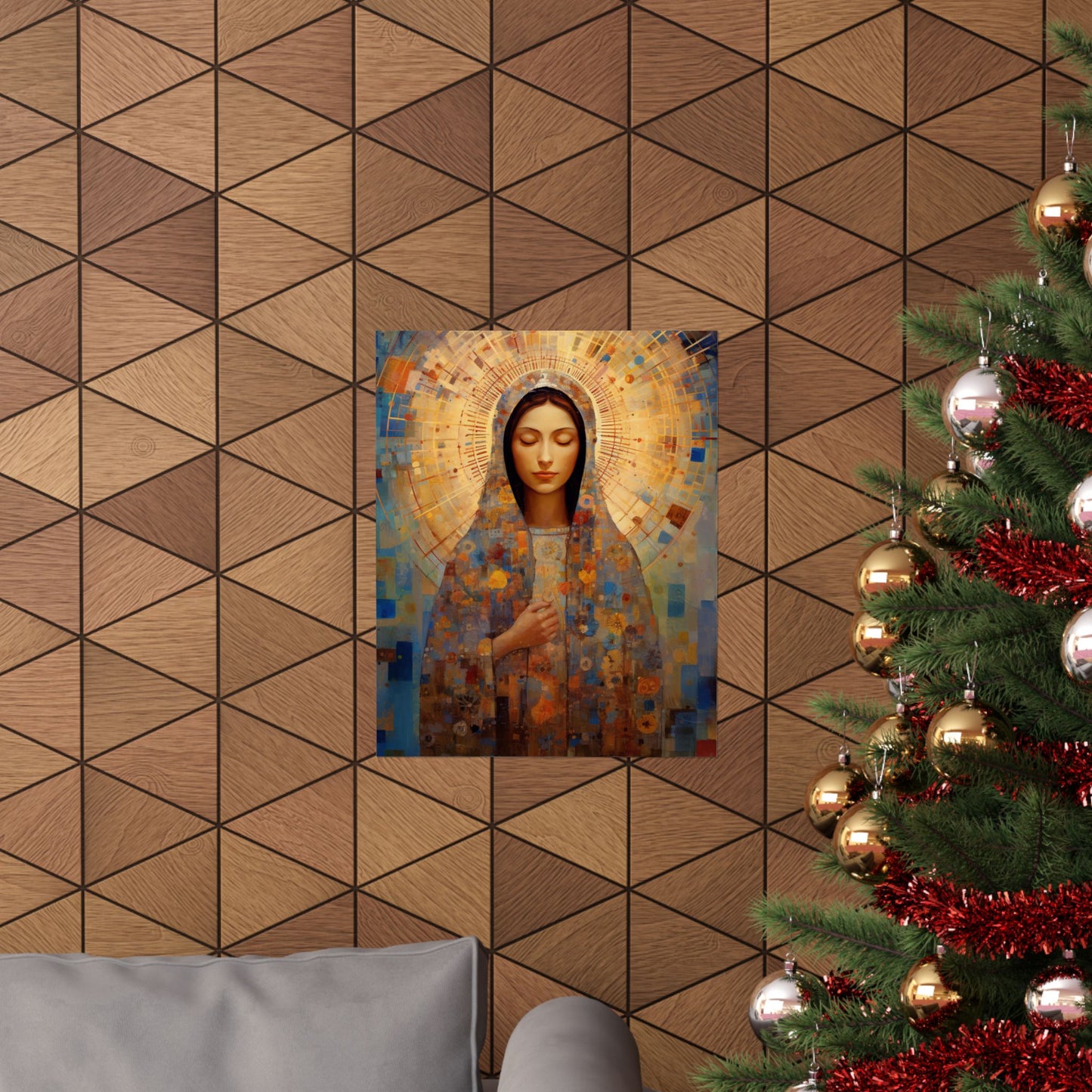 The Virgin of the Americas : Our Lady of Guadalupe - Sanctified Souls Print - Multiple Sizes - Premium Matte Vertical Posters