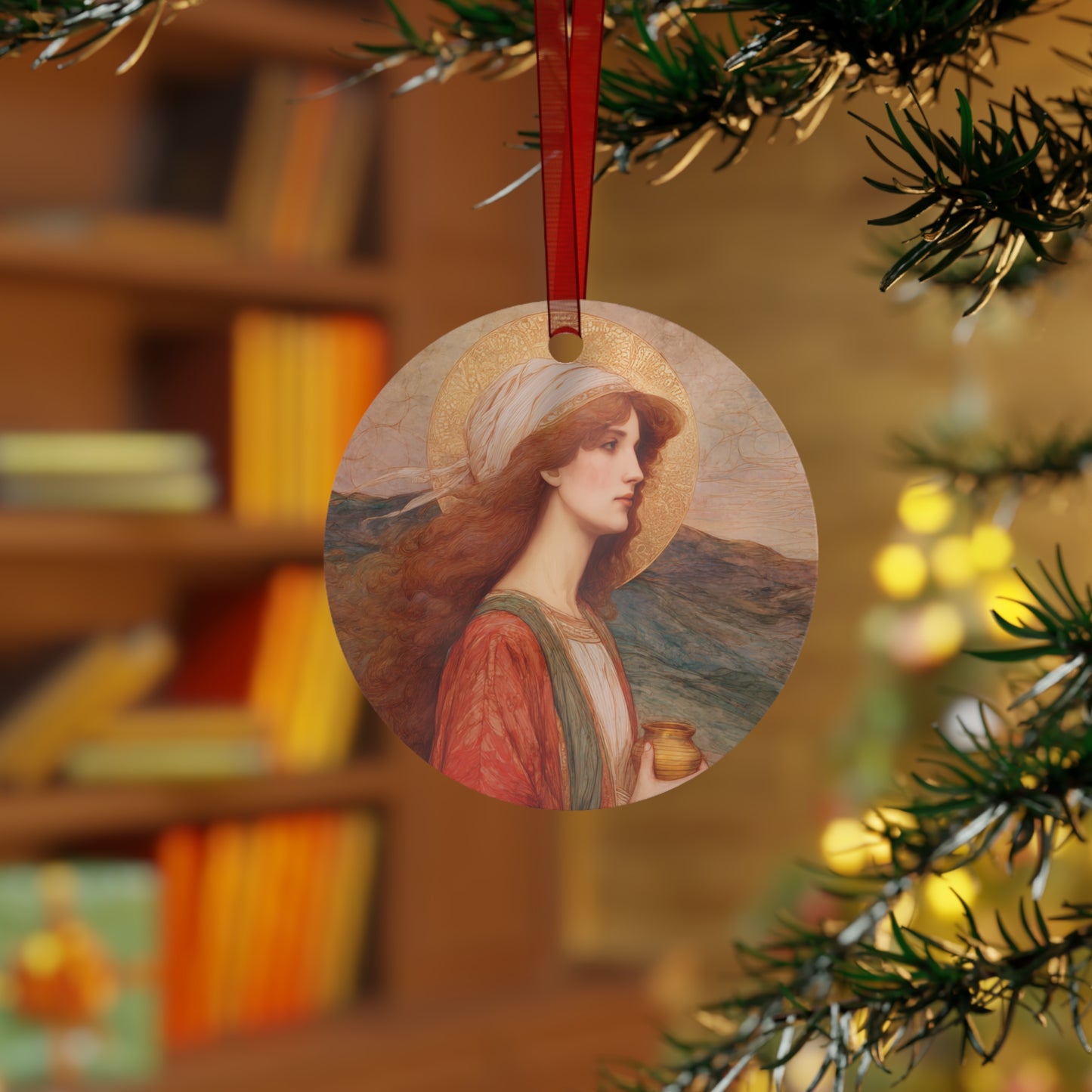 Saint Joanna - Metal Ornament - Religious Holiday Christmas Ornament and Keepsake