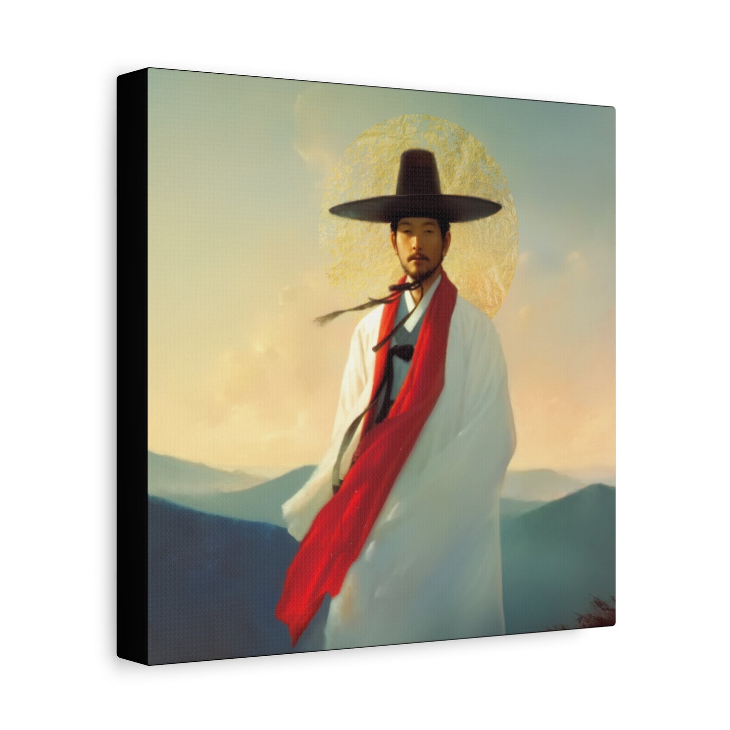 Saint Andrew Kim Taegon - Multiple Sizes - Catholic Home art - Museum Wrapped Canvas - Sanctified Souls Print - Martyr Saint