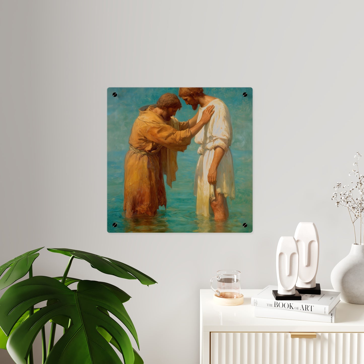 Saint John the Baptist, Servant of the Dawn Acrylic Wall Art Panel - Ready to Hang Acrylic Print - Catholic Saint Art