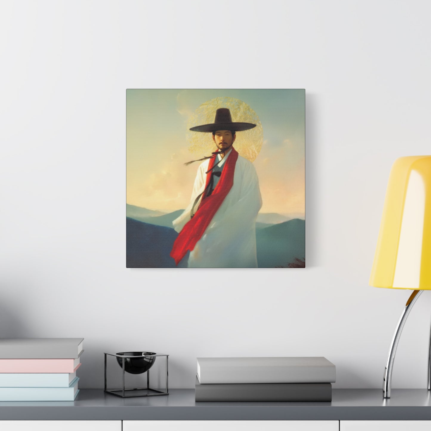 Saint Andrew Kim Taegon - Multiple Sizes - Catholic Home art - Museum Wrapped Canvas - Sanctified Souls Print - Martyr Saint