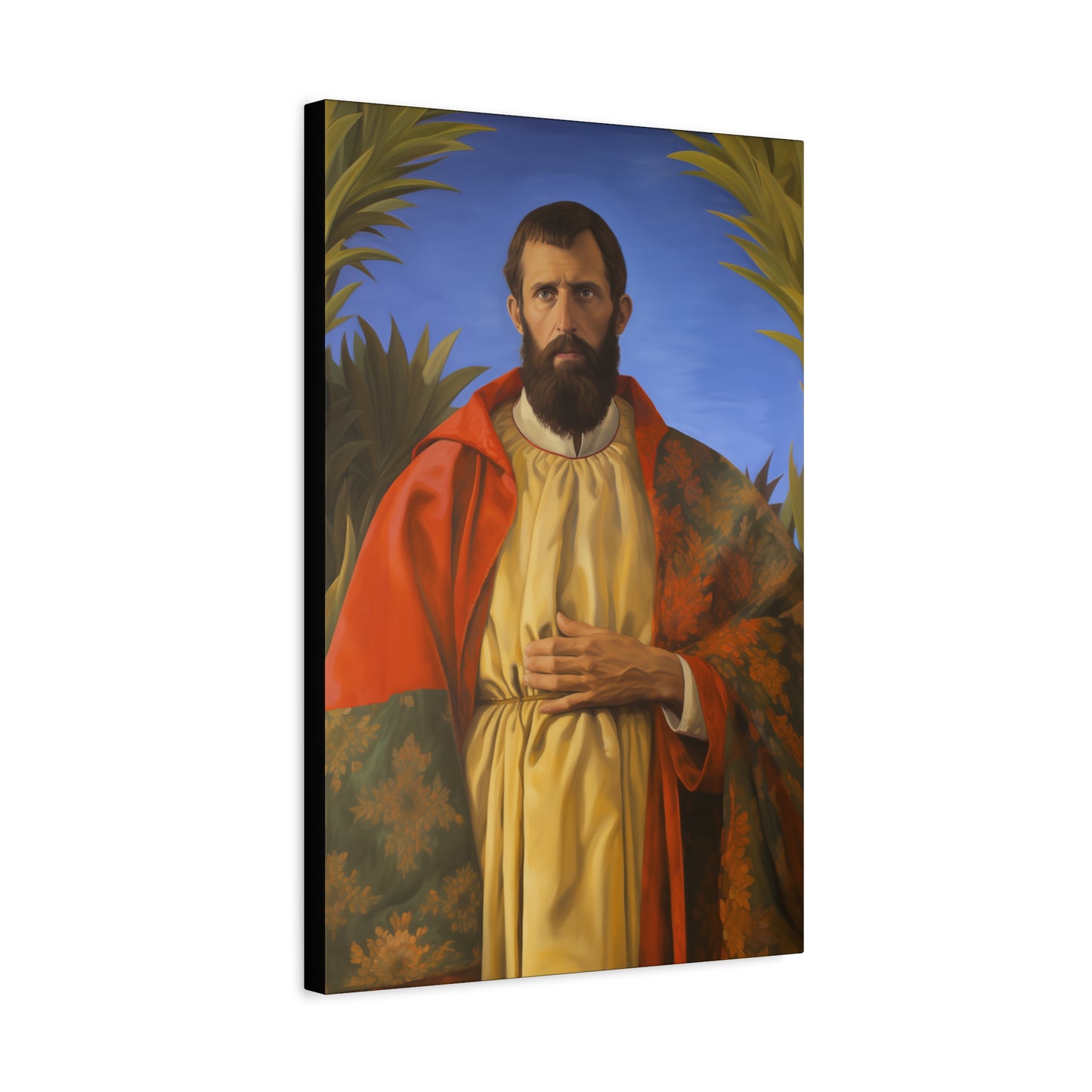 Saint Thomas the Apostle - Museum Wrapped Canvas - Sanctified Souls Print - Religious Art for your Home