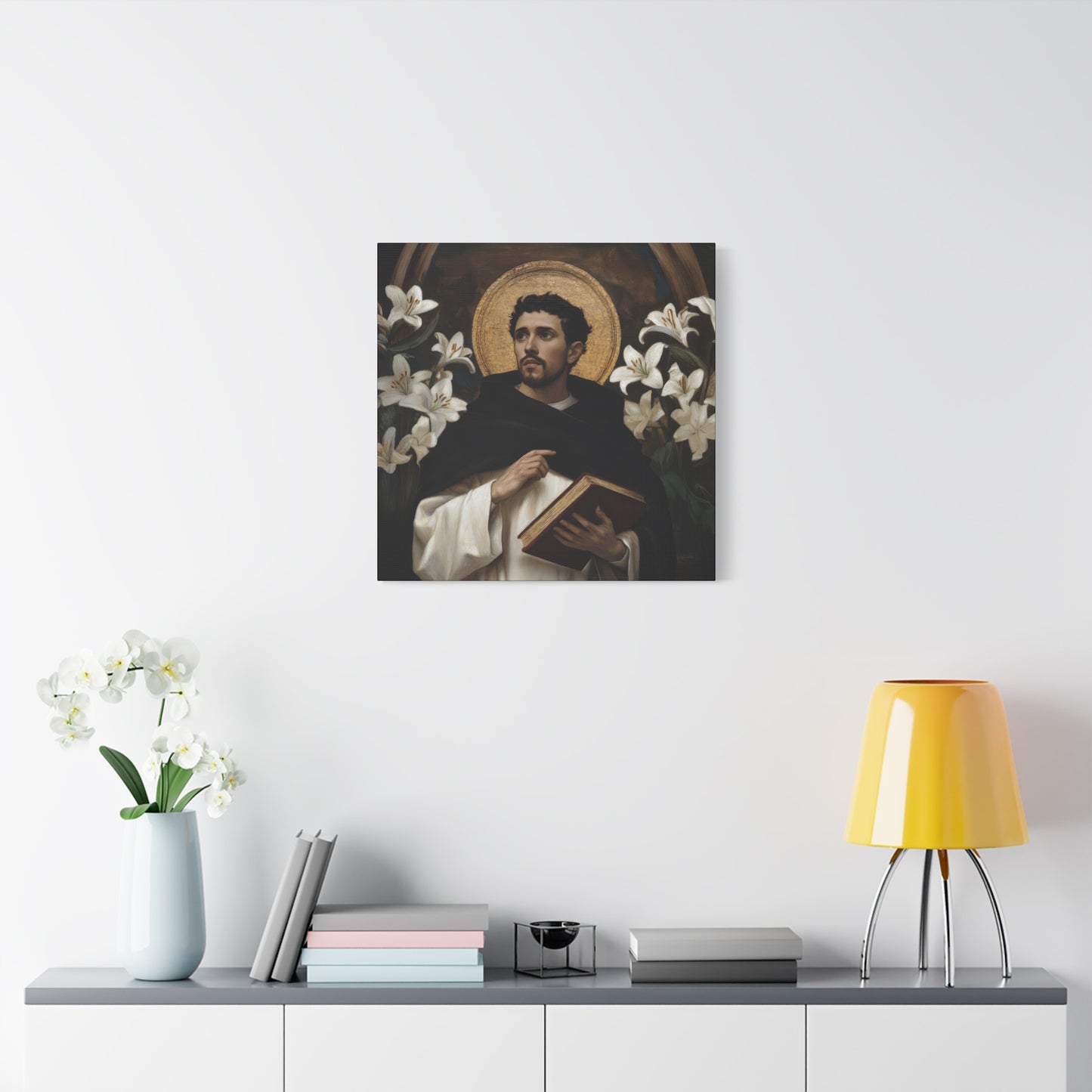 Saint Dominic - Museum Wrapped Canvas - Sanctified Souls Print - Religious Art for your Home - Catholic Patron Saint Art
