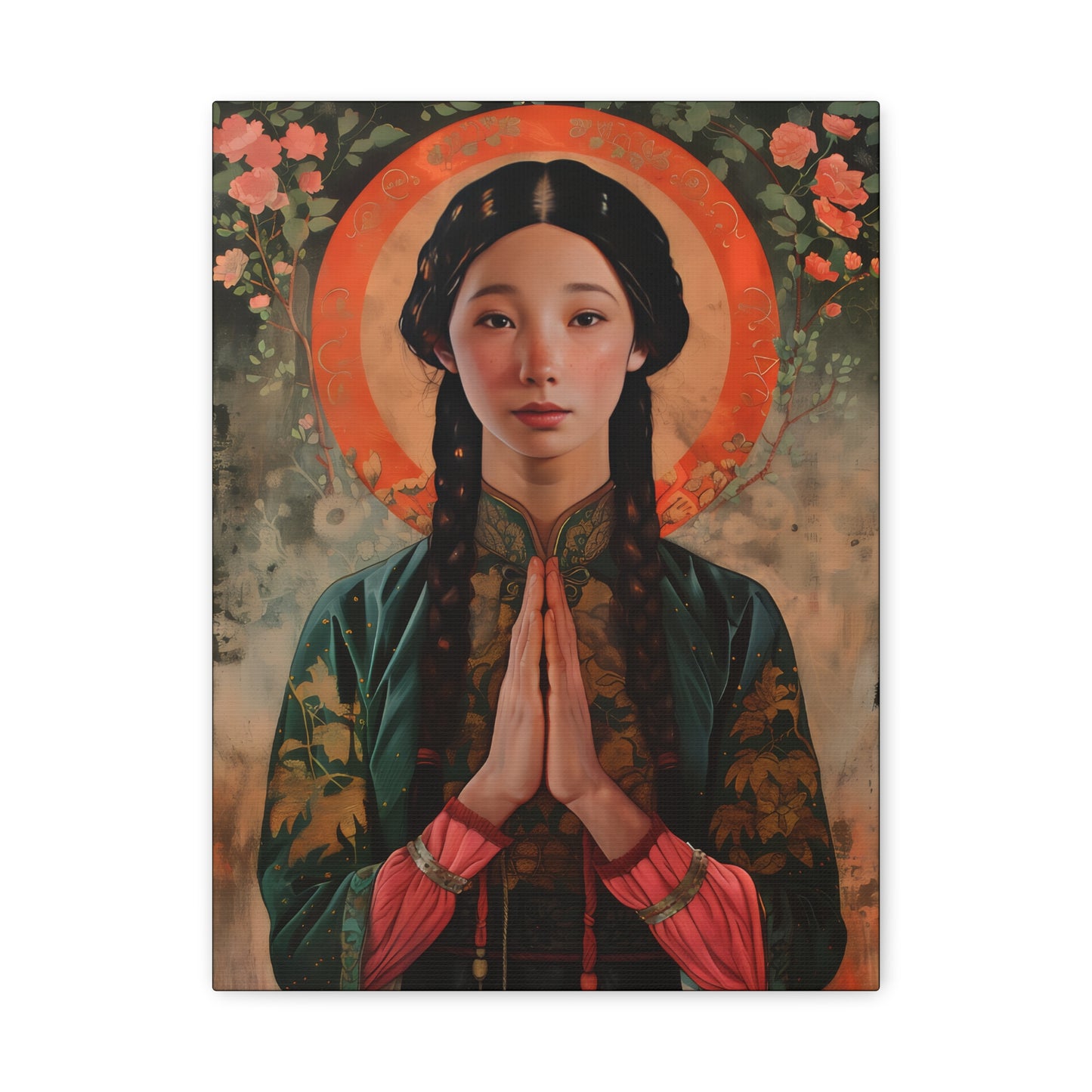 Saint Anna Wang - Museum Wrapped Canvas - Sanctified Souls Print - Art for your Home - Religious Art - Martyr of China