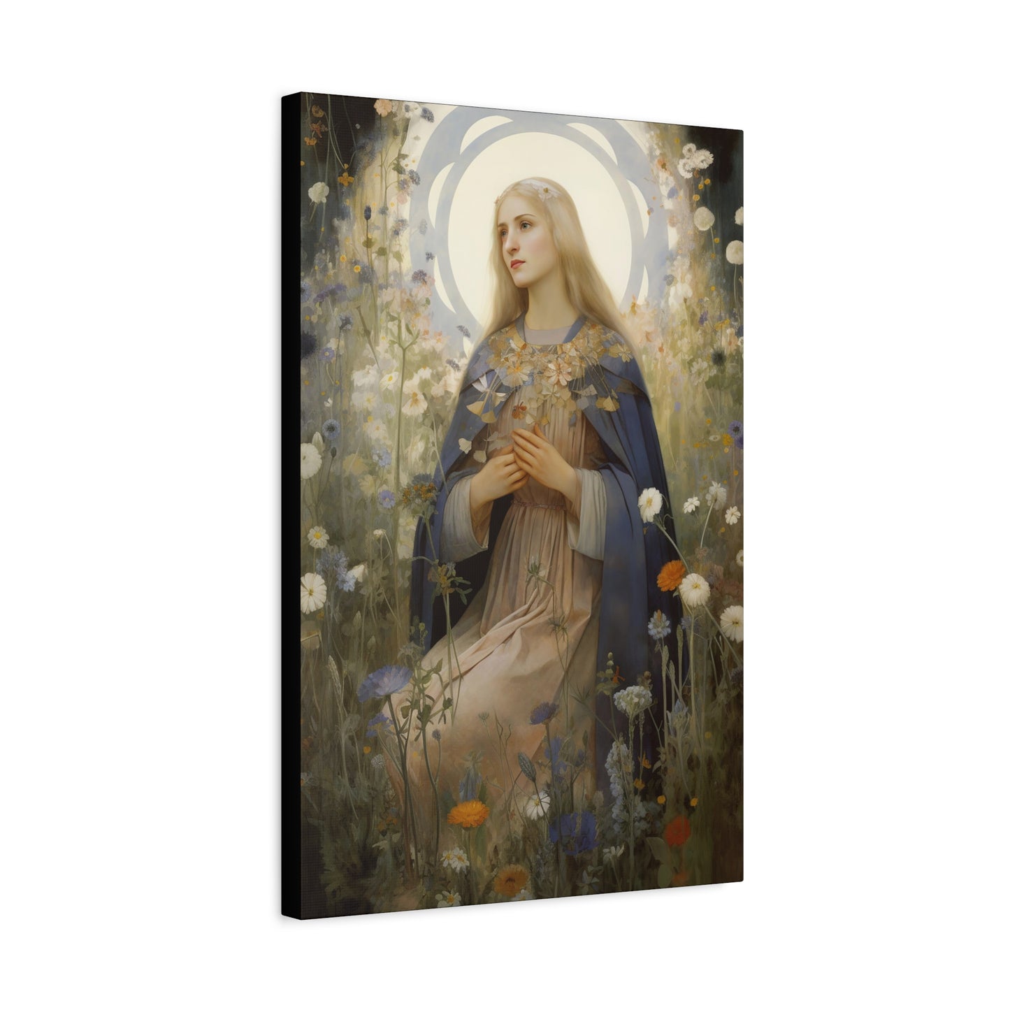 Saint Hildegard of Bingen - Museum Wrapped Canvas - Sanctified Souls Print - Religious Art for your Home