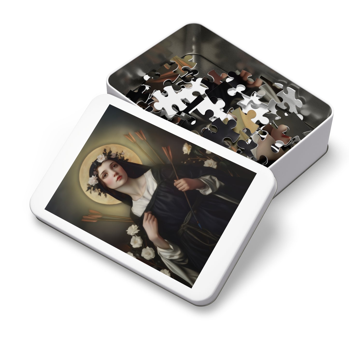 Saint Dorothy of Montau - Puzzle & Keepsake Tin - Religious Jigsaw Puzzle (30, 110, 252, 500,1000-Piece)