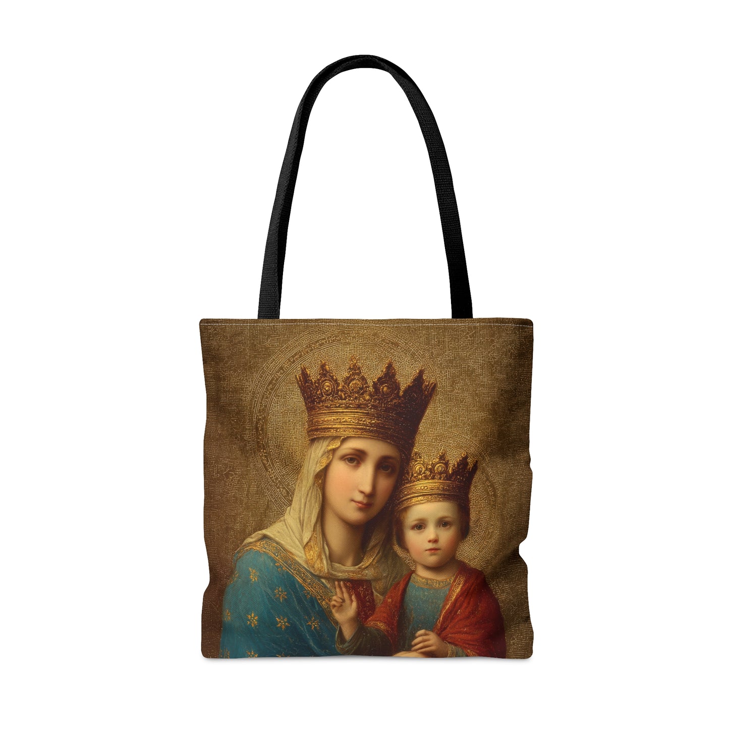 Madonna della Strada - Our Lady of the Way Tote Bag - Large Medium Small Faith Art Bag - Catholic Faith Purse - Double Sided