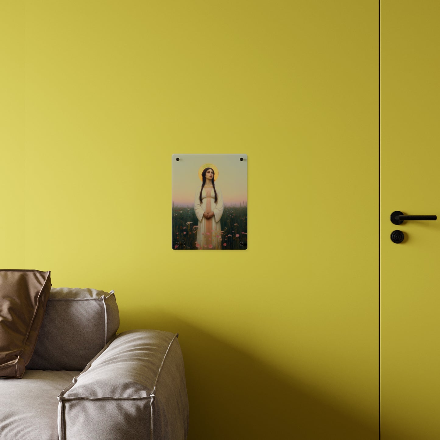Saint Sabina Wall Art Panel - Ready to Hang Acrylic Print - Catholic Saint Art - Patron Saint Print - No Frame needed