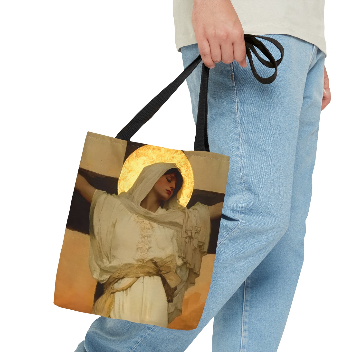 Saint Julia of Carthage Tote Bag - Large Medium Small Faith Art Bag - Catholic Faith Purse - Religious Carry All Reusable Tote Bag