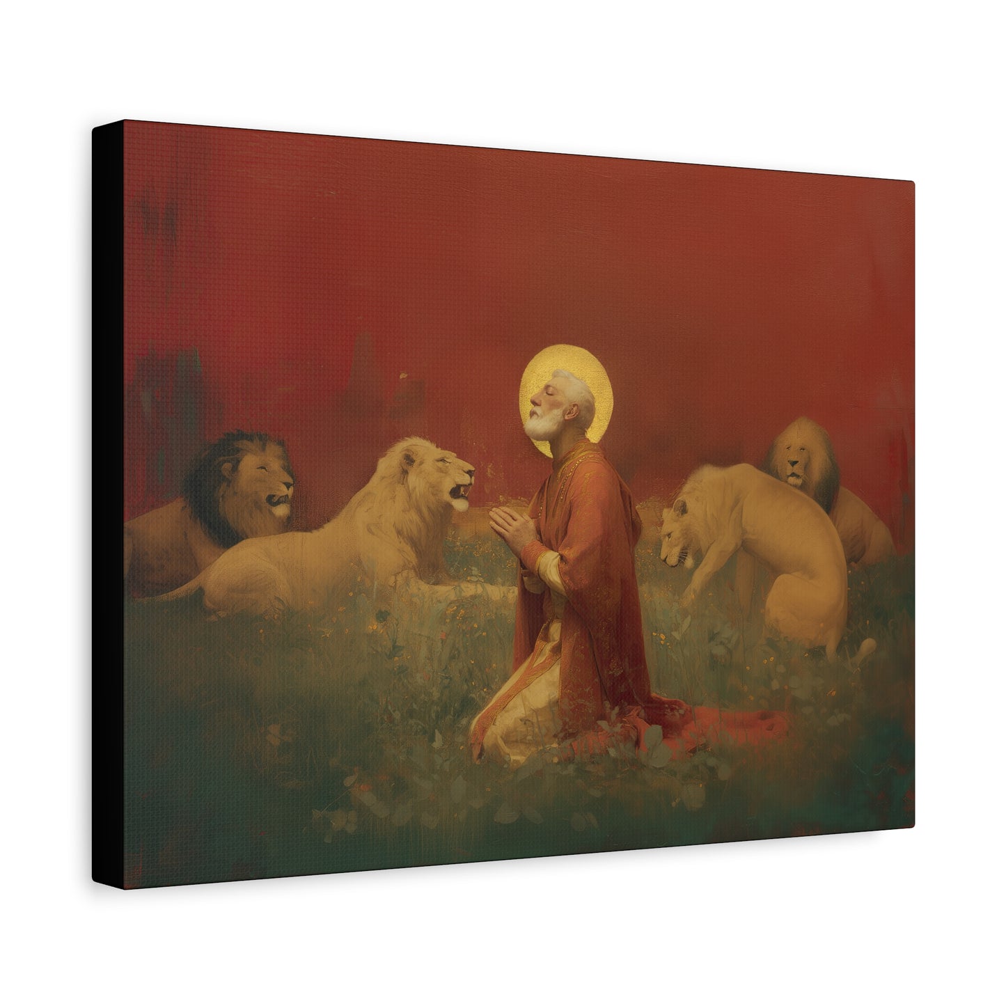 Saint Ignatius of Antioch - Museum Wrapped Canvas - Sanctified Souls Print - Religious Art for your Home - Catholic Patron Saint Art