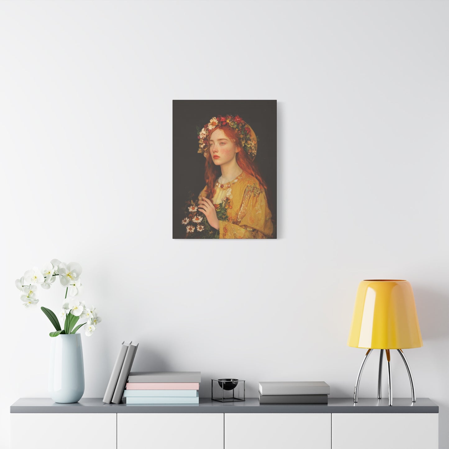 Radiance of Repentance - Mary Magdalene's Renewal - Museum Wrapped Canvas - Print - Religious Art for your Home - Prayer Room - Catholic