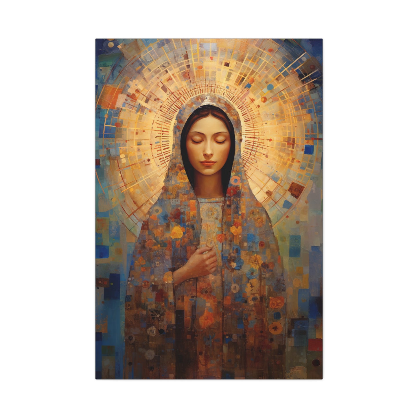 The Virgin of the Americas : Our Lady of Guadalupe Museum Wrapped Canvas Print - Multiple Sizes - Catholic Home art