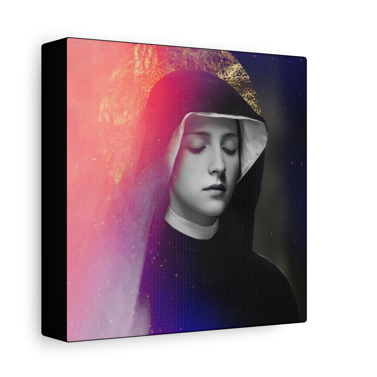 Saint Faustina Kowalska - Museum Wrapped Canvas - Sanctified Souls Print - Religious Art for your Home
