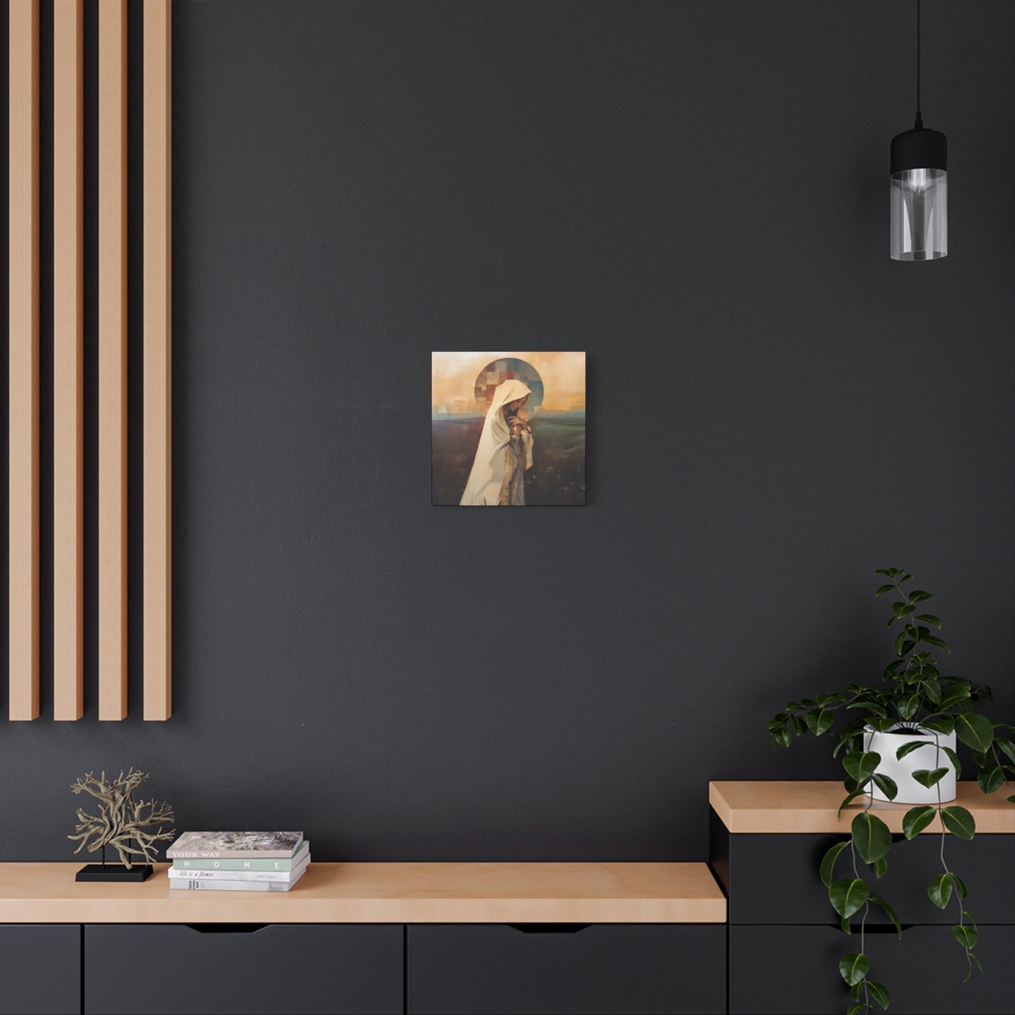 Our Lady of the Prairie - Multiple Sizes - Catholic Home art - Museum Wrapped Canvas - Sanctified Souls Print
