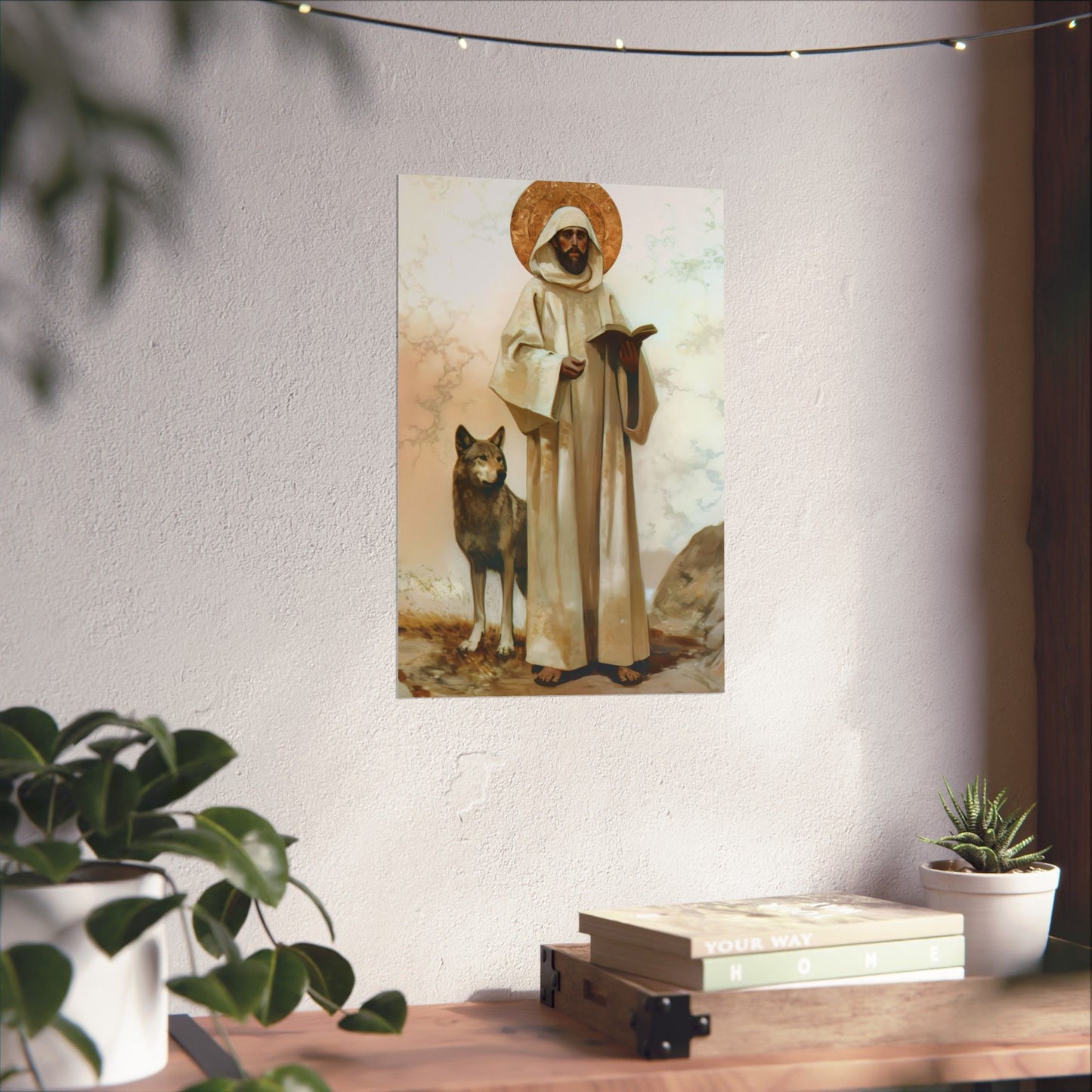 Saint William of Vercelli Poster Print - Sanctified Souls Print - Multiple Sizes - Premium Posters - Catholic Art for your home