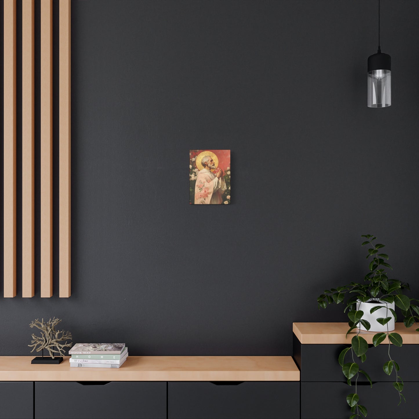 Saint Valentine - Multiple Sizes - Catholic Home art - Museum Wrapped Canvas - Sanctified Souls Print - Catholic Saint Art