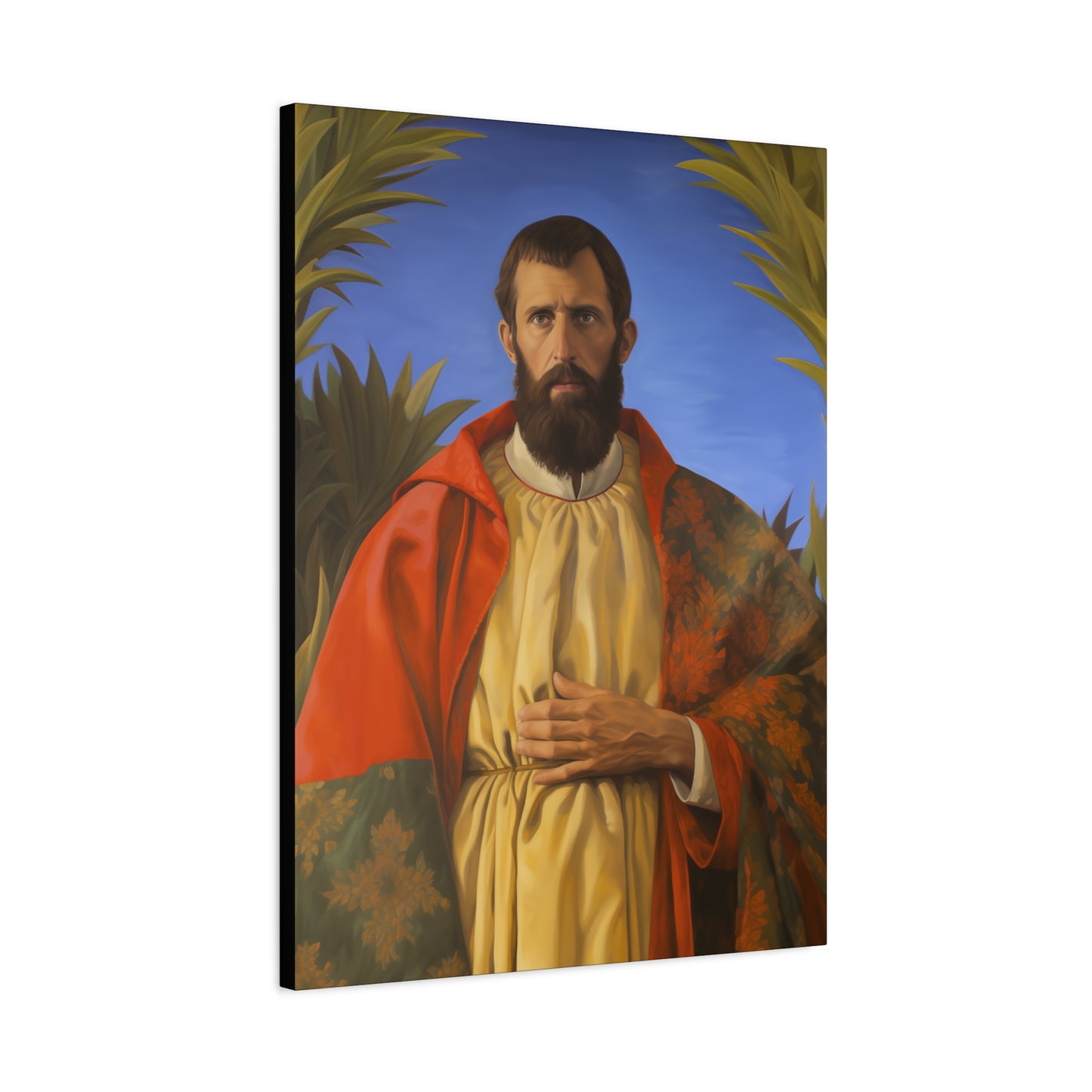 Saint Thomas the Apostle - Museum Wrapped Canvas - Sanctified Souls Print - Religious Art for your Home