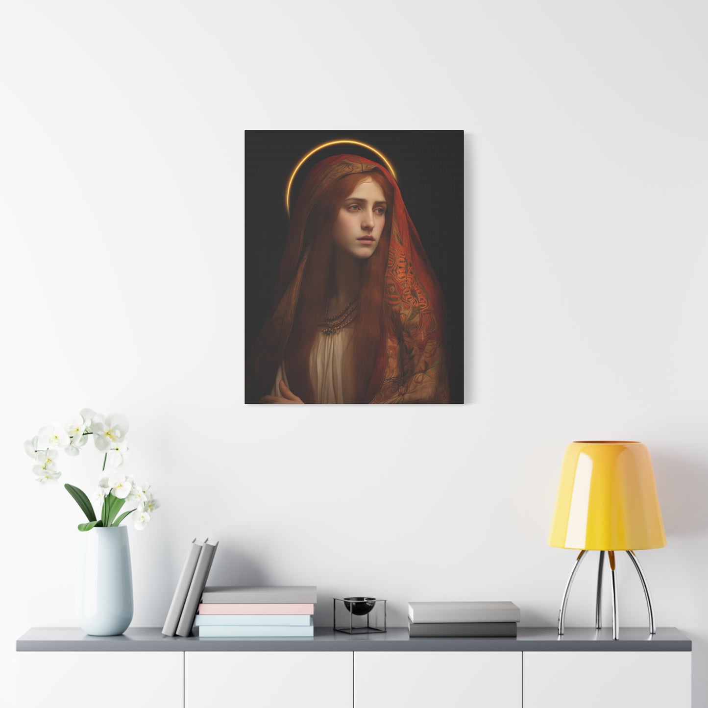The Beloved Disciple - Mary Magdalene's Devotion - Museum Wrapped Canvas - Sanctified Souls Print - Religious Art for your Home