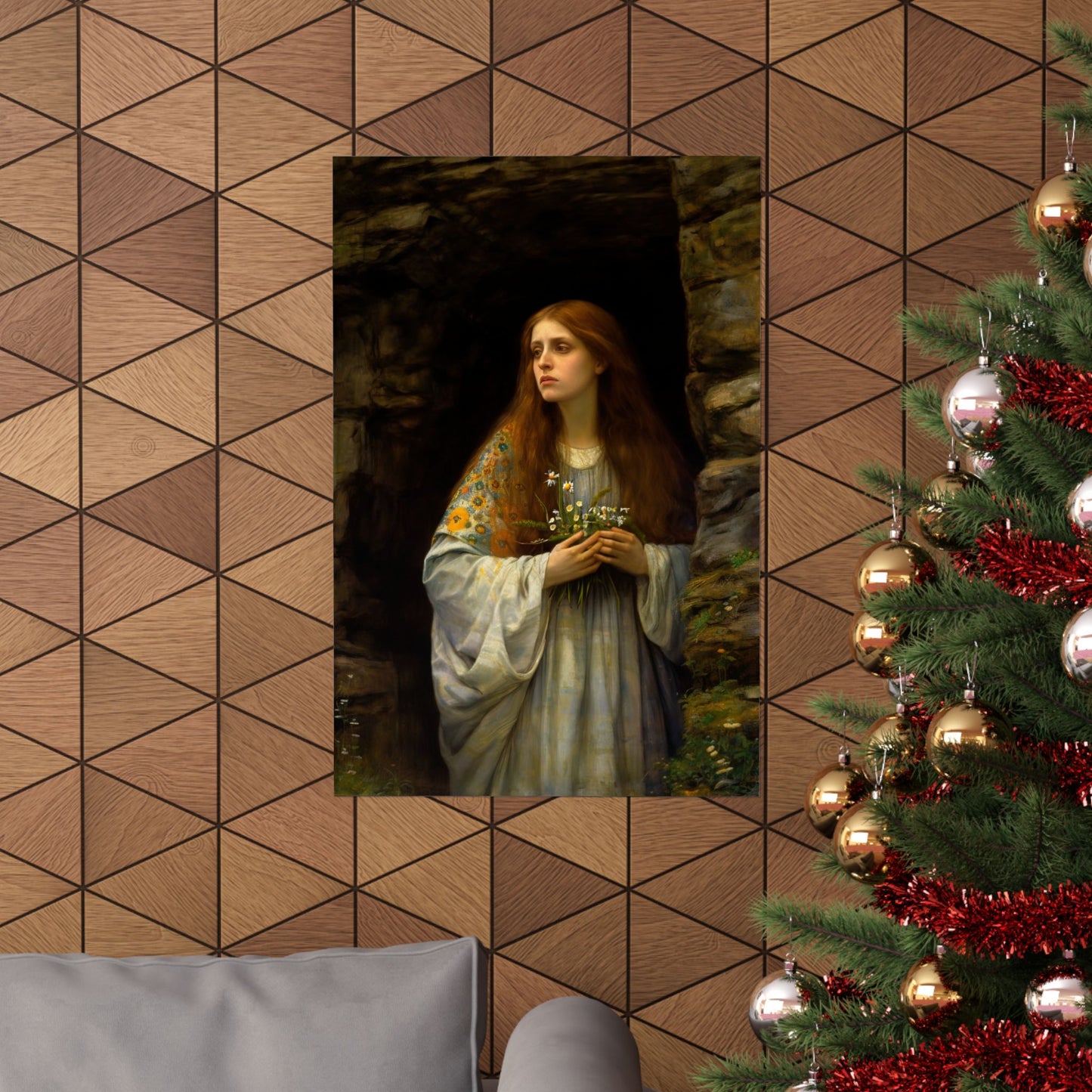 Saint Mary Magdalene : Witness to Resurrection Print - Sanctified Souls Print - Multiple Sizes - Premium Matte Vertical Posters