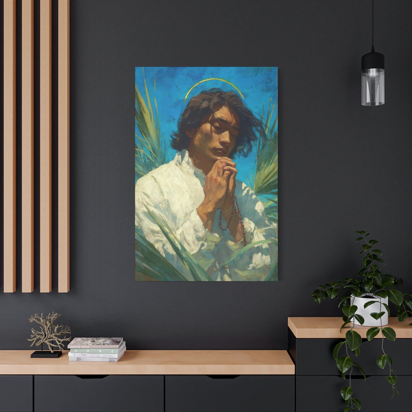 Saint Lorenzo Ruiz - Multiple Sizes - Catholic Home art - Museum Wrapped Canvas - Sanctified Souls Print - Catholic Martyr Art
