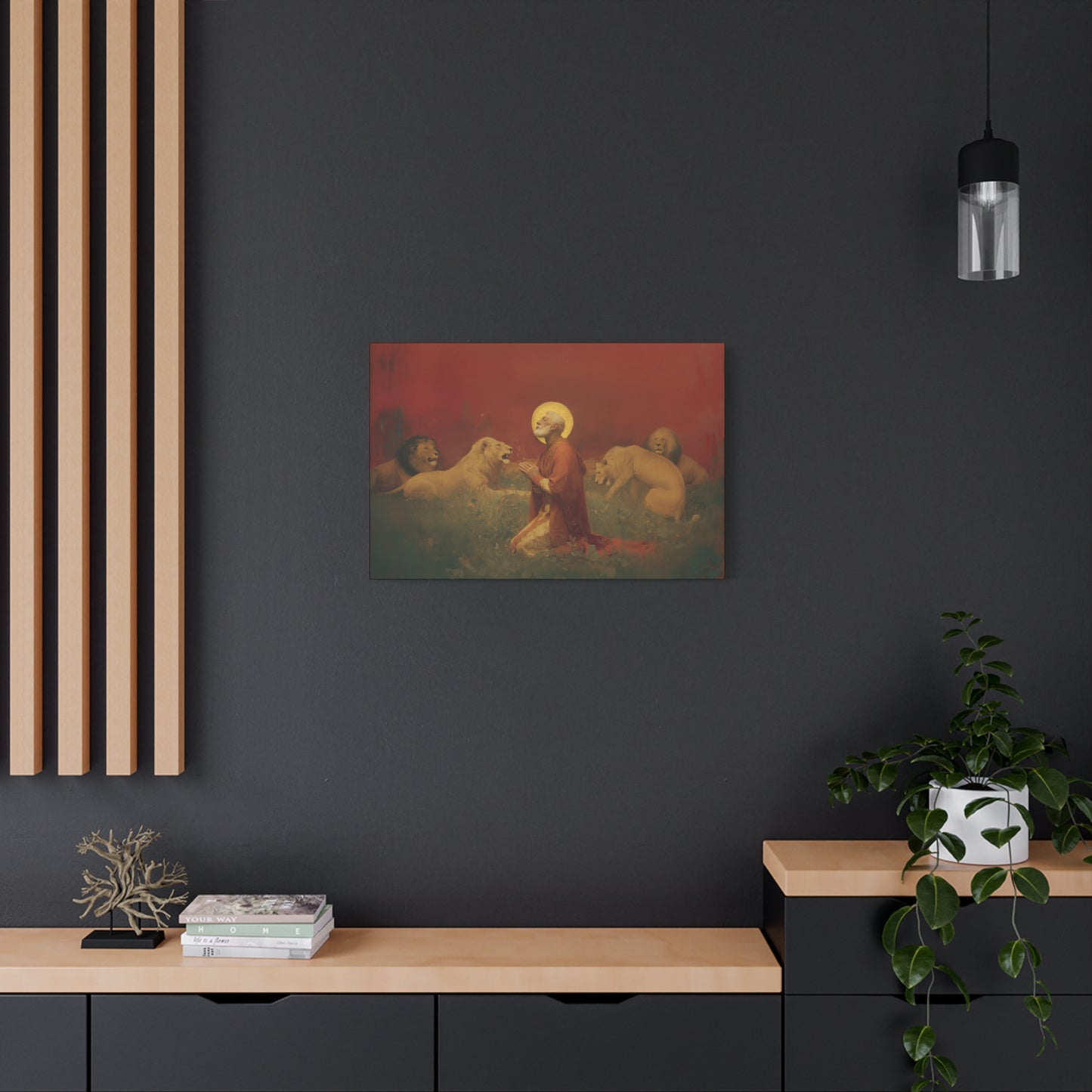 Saint Ignatius of Antioch - Museum Wrapped Canvas - Sanctified Souls Print - Religious Art for your Home - Catholic Patron Saint Art