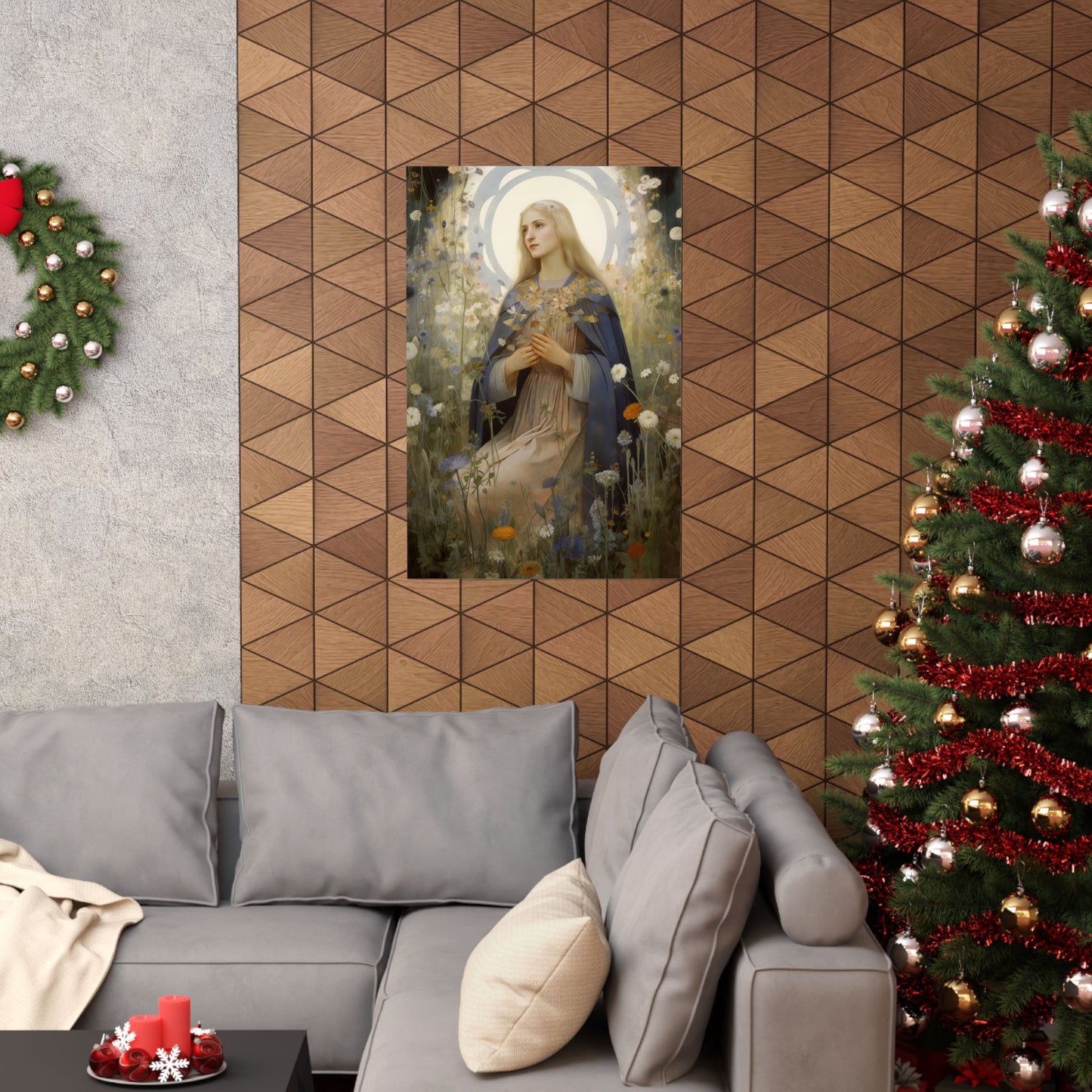 Saint Hildegard of Bingen Print - Sanctified Souls Print - Multiple Sizes - Premium Matte Vertical Posters