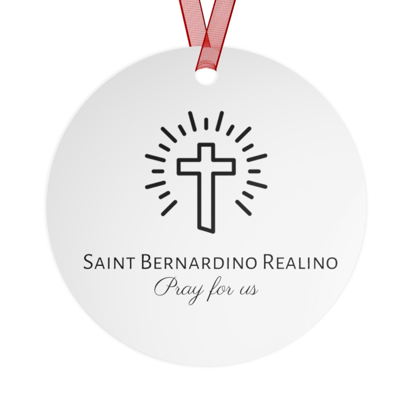 Saint Bernardino Realino Metal Ornament - Religious Holiday Christmas Ornament and Keepsake - Catholic Religious Keepsake