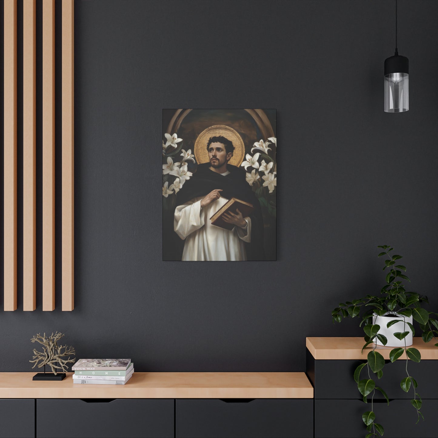 Saint Dominic - Museum Wrapped Canvas - Sanctified Souls Print - Religious Art for your Home - Catholic Patron Saint Art