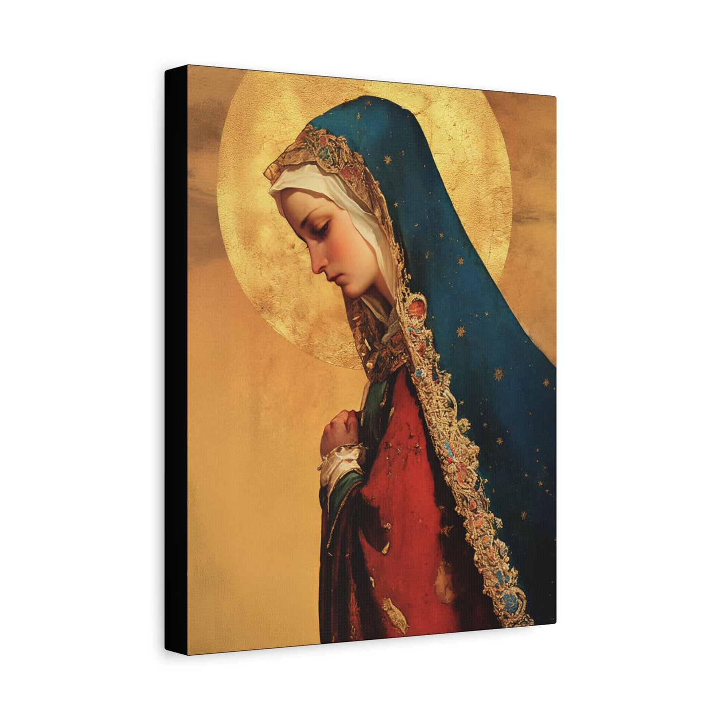 Our Lady of Mercy / Our Lady of Ransom - Multiple Sizes - Catholic Home art - Museum Wrapped Canvas - Sanctified Souls Print - Mother Mary