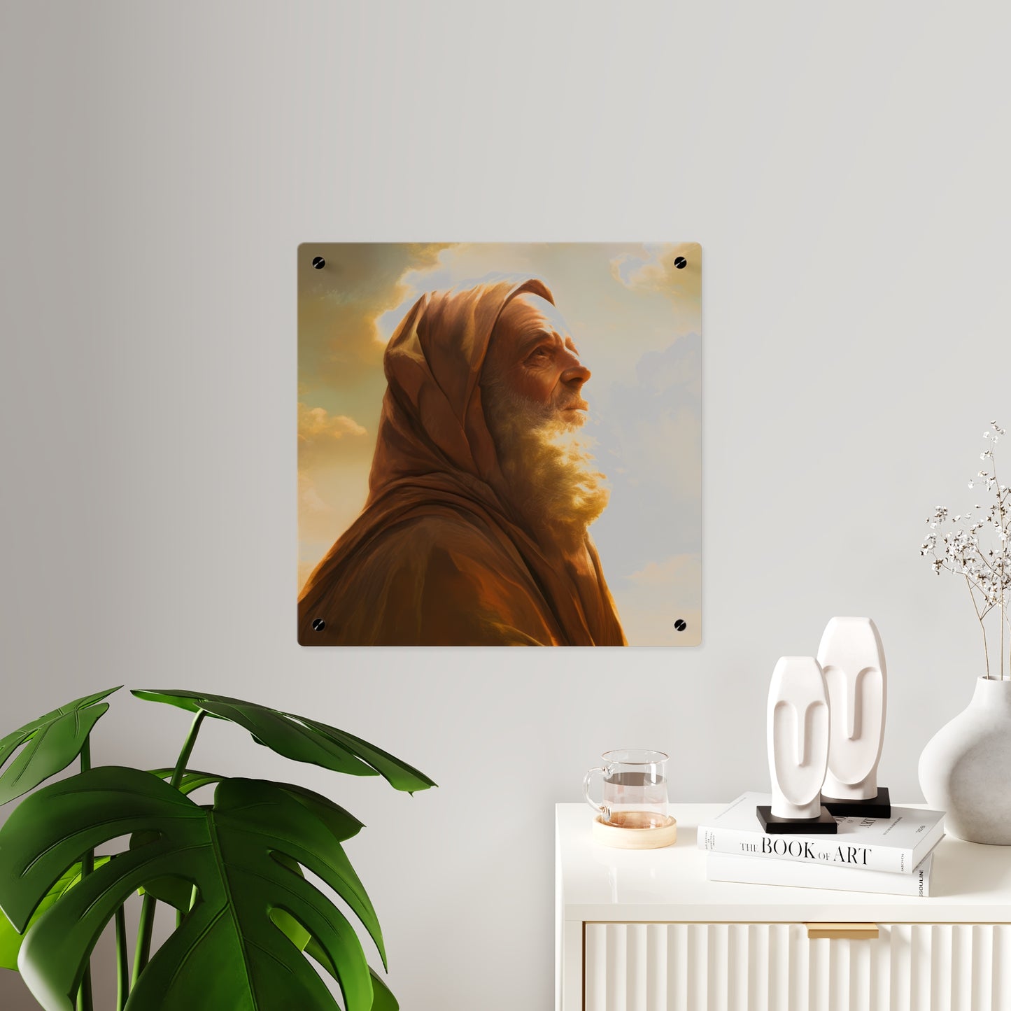 Father Abraham Wall Art Panel - Ready to Hang Acrylic Print - Catholic Saint Art - Patron Saint Print - No Frame needed