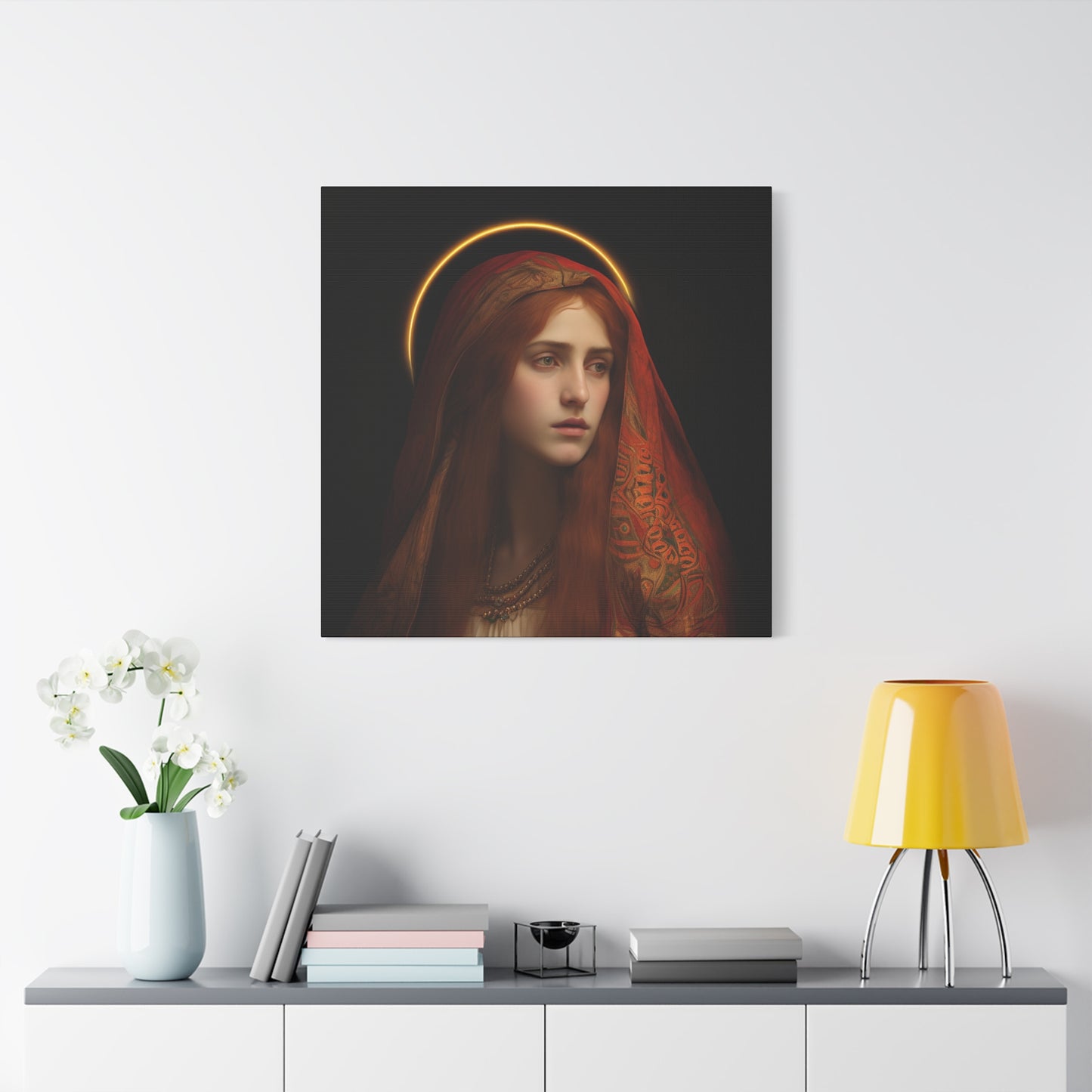 The Beloved Disciple - Mary Magdalene's Devotion - Museum Wrapped Canvas - Sanctified Souls Print - Religious Art for your Home