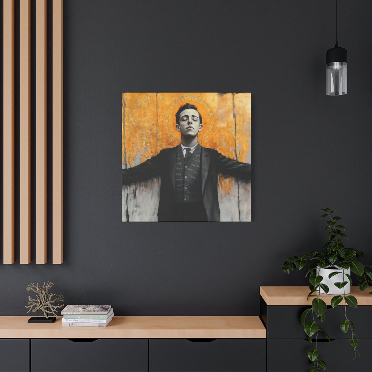 Blessed Miguel Pro- Gallery Wrapped Canvas - Print - Religious Art for your Home - Catholic Saint Art Print - Home Decor - Catholic Art