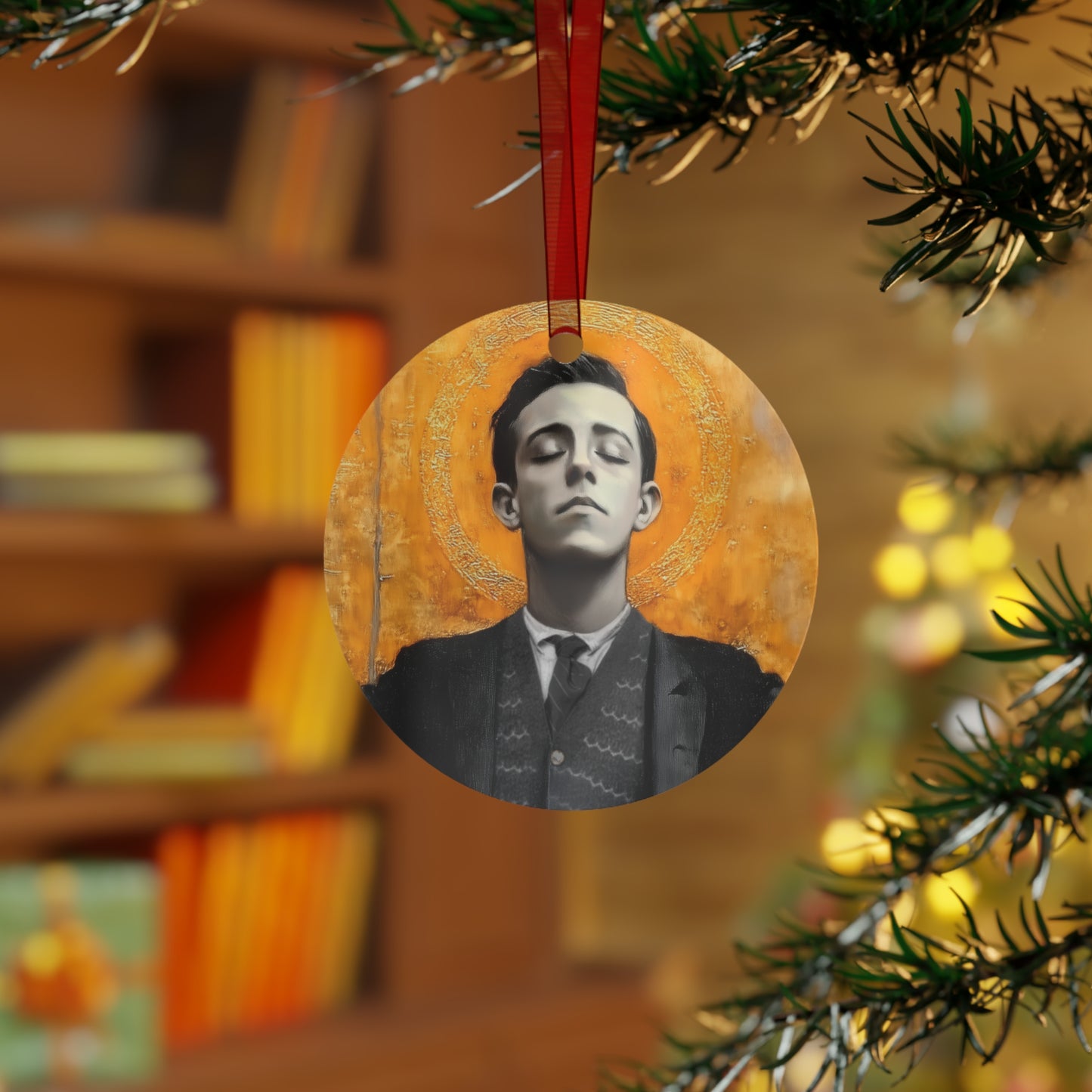 Blessed Miguel Pro - Ornament - Religious Holiday Christmas Ornament and Keepsake - Double sided - Christmas Gift - Catholic