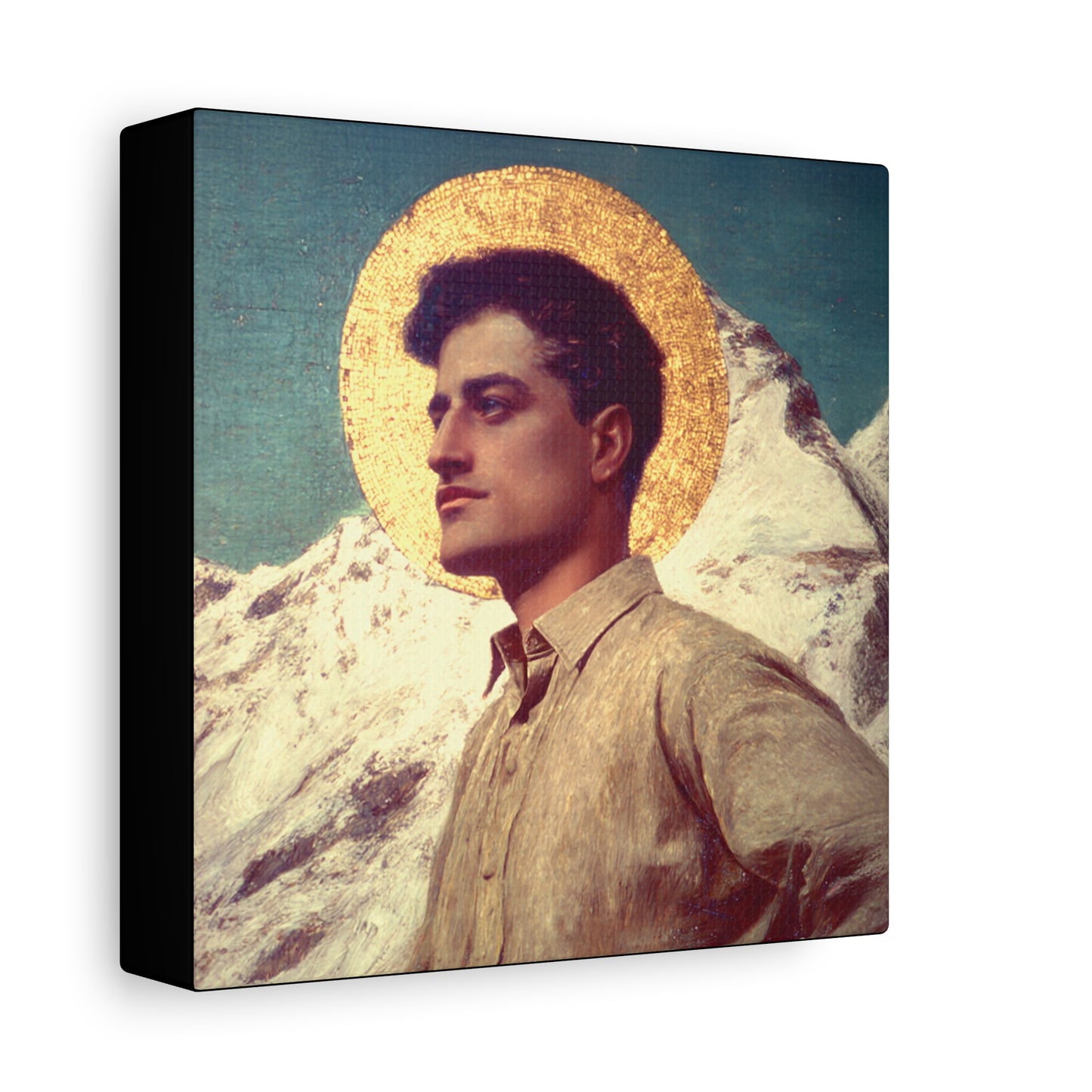 Saint Pier Giorgio Frassati - Museum Wrapped Canvas - Sanctified Souls Print - Religious Art for your Home - Catholic Patron Saint Art