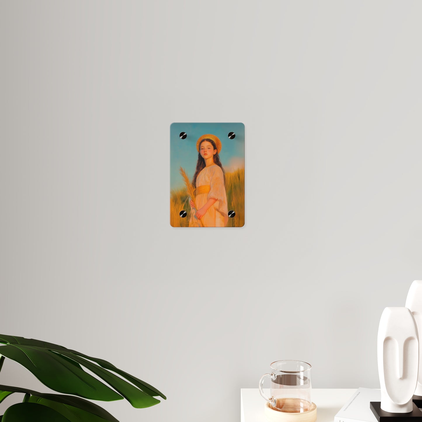 Saint Faith Wall Art Panel - Ready to Hang Acrylic Print - Catholic Saint Art - Patron Saint Print - Martyr of the Church Art