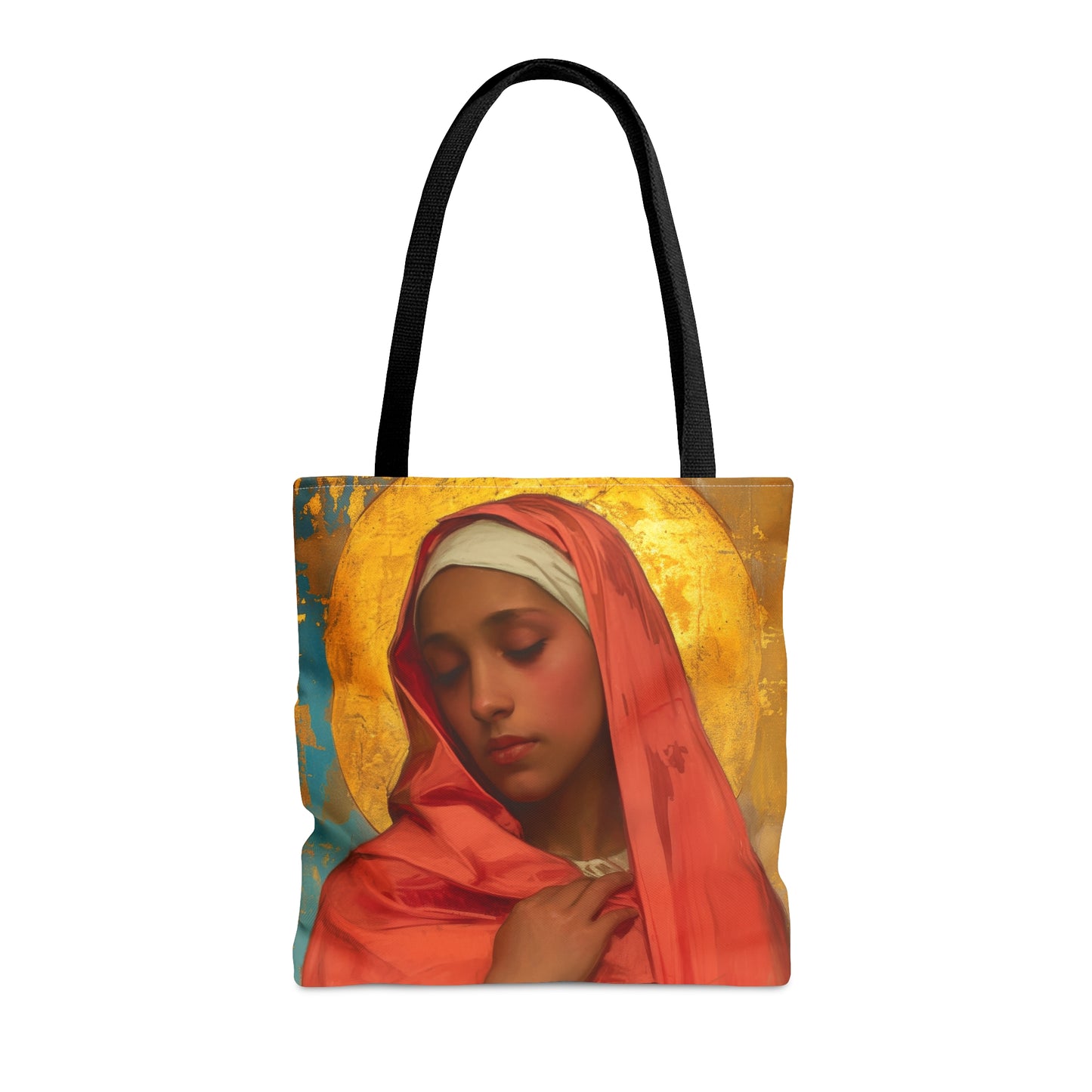 Saint Lea of Rome Tote Bag - Purse - Three sizes - Large Medium Small Faith Art Bag - Catholic faith inspired carry-all purse - Double Sided