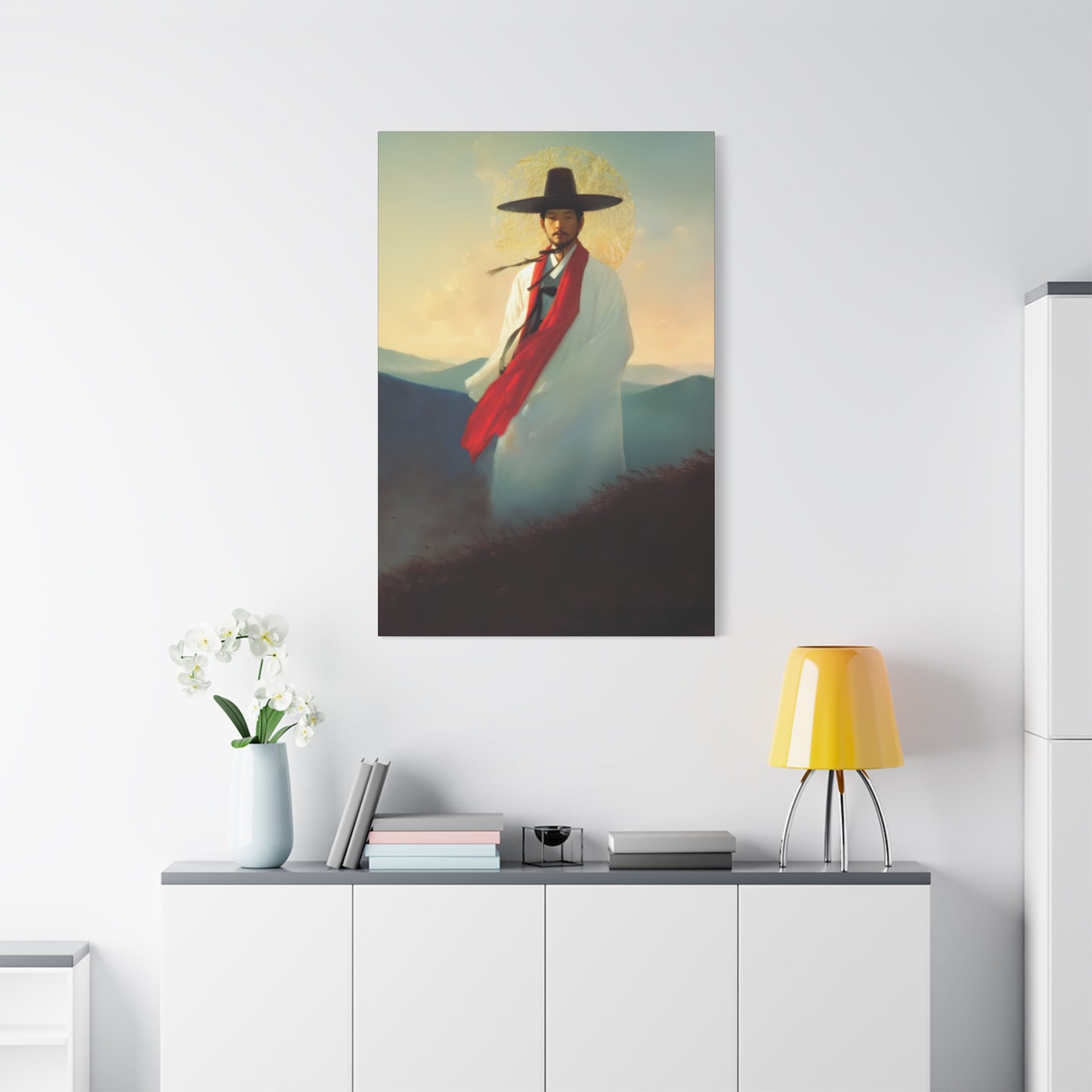 Saint Andrew Kim Taegon - Multiple Sizes - Catholic Home art - Museum Wrapped Canvas - Sanctified Souls Print - Martyr Saint