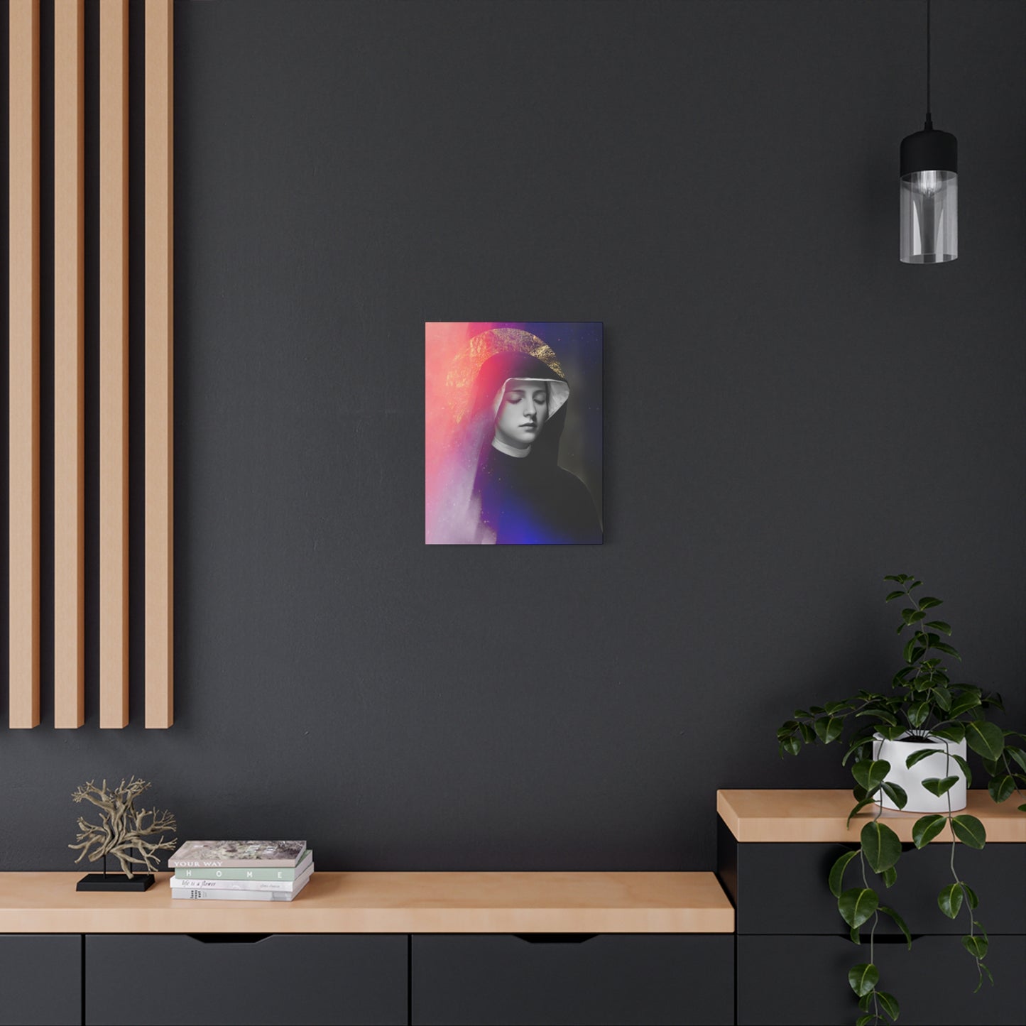 Saint Faustina Kowalska - Museum Wrapped Canvas - Sanctified Souls Print - Religious Art for your Home